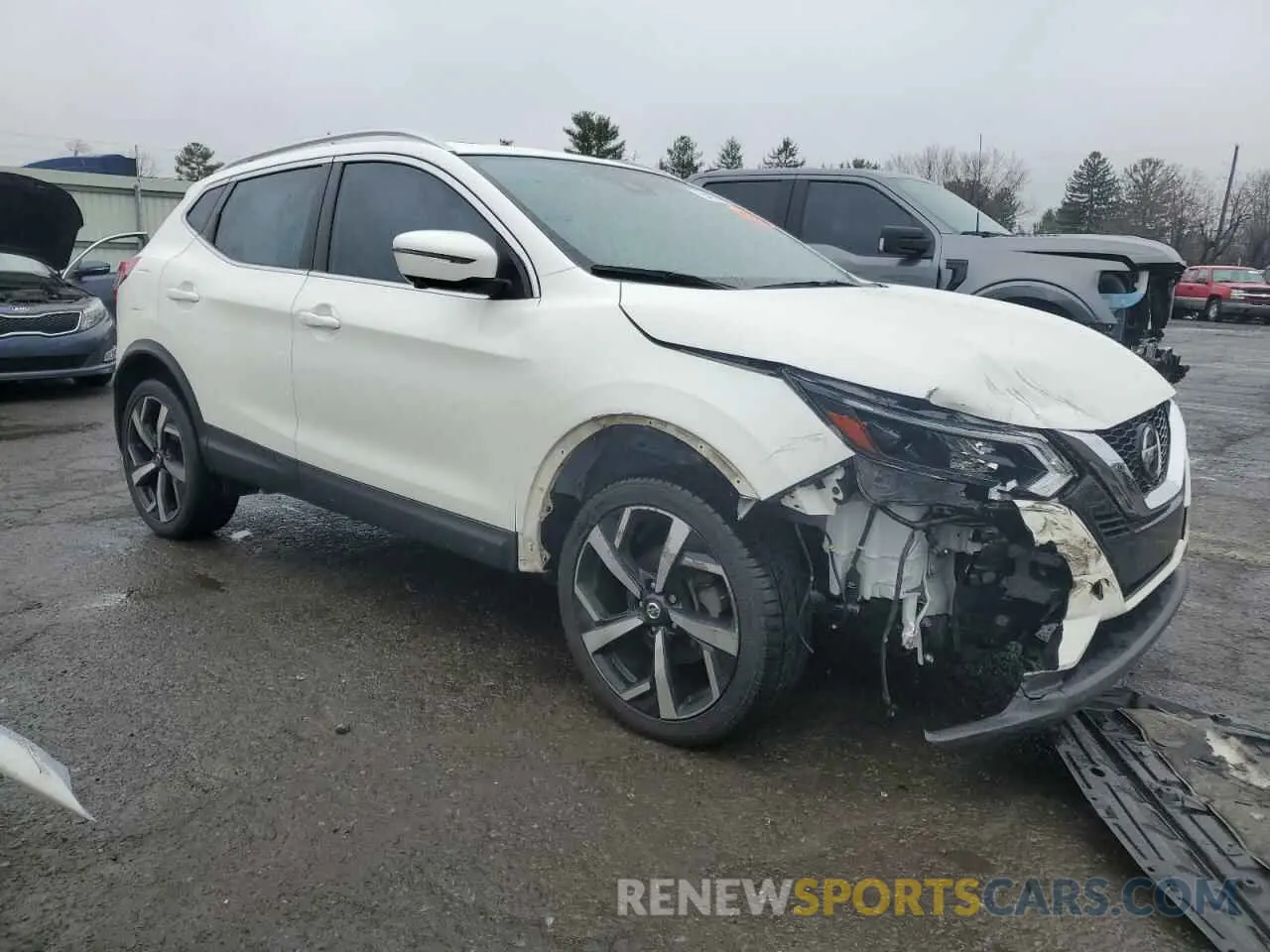 4 fotografías del automóvil dañado JN1BJ1CW4LW382386 NISSAN ROGUE 2020