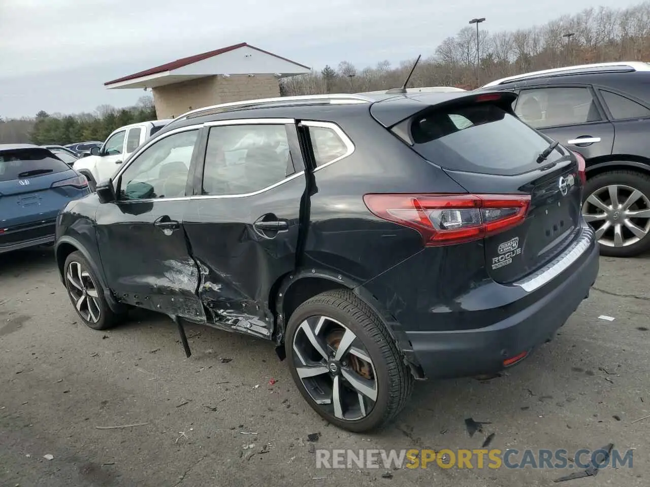 2 fotografías del automóvil dañado JN1BJ1CW5LW363684 NISSAN ROGUE 2020