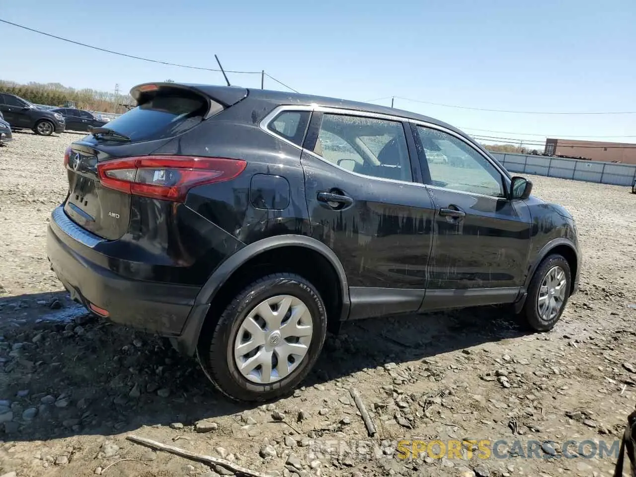 3 fotografías del automóvil dañado JN1BJ1CW6LW370398 NISSAN ROGUE 2020