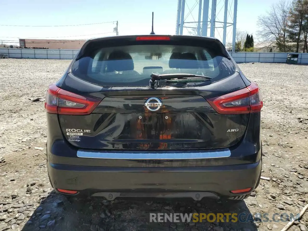 6 fotografías del automóvil dañado JN1BJ1CW6LW370398 NISSAN ROGUE 2020