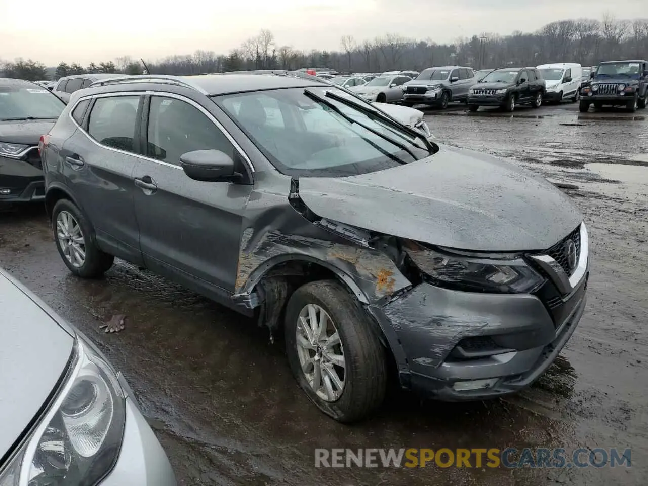4 fotografías del automóvil dañado JN1BJ1CW7LW367770 NISSAN ROGUE 2020