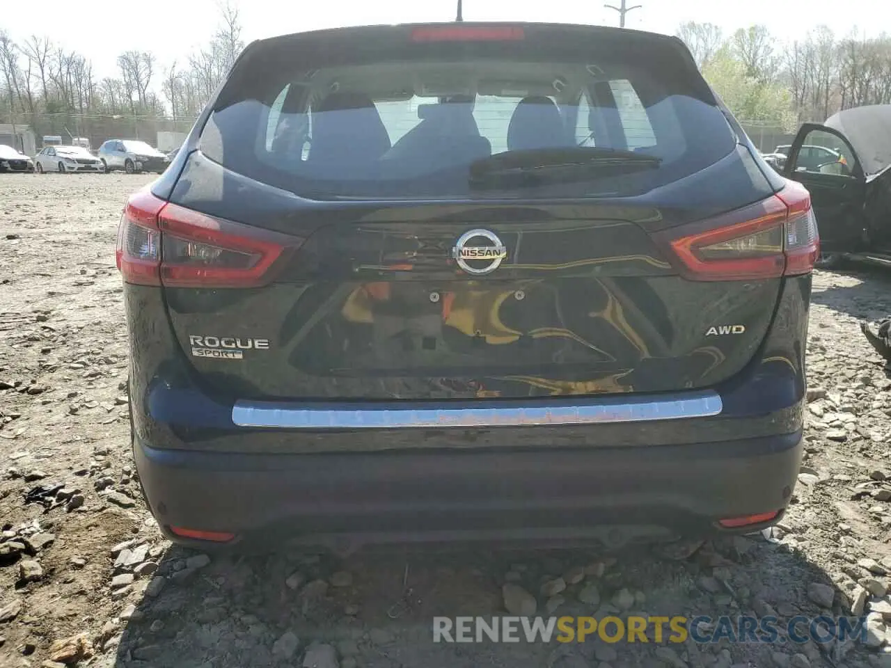 6 fotografías del automóvil dañado JN1BJ1CW7LW378977 NISSAN ROGUE 2020