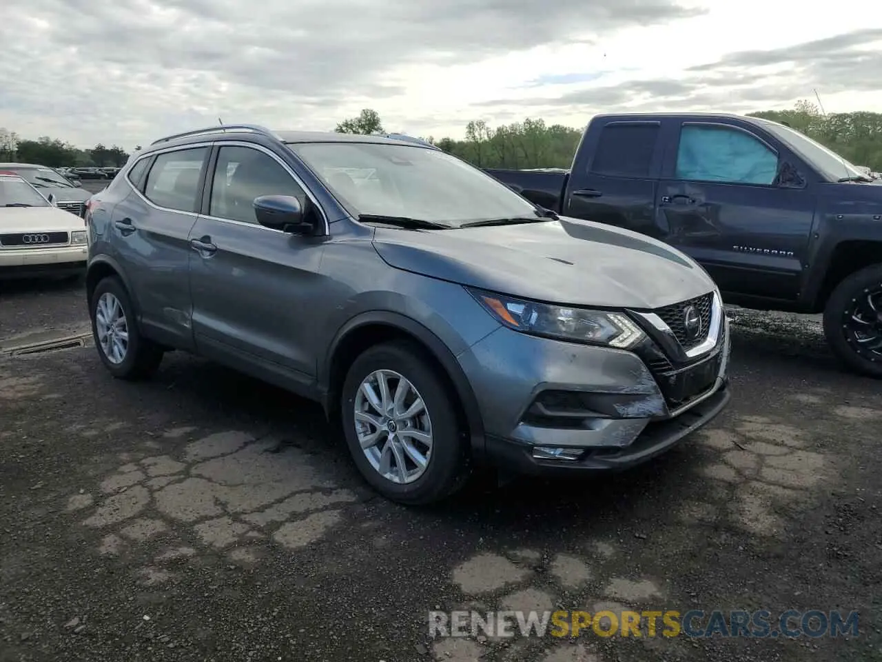 4 fotografías del automóvil dañado JN1BJ1CWXLW652141 NISSAN ROGUE 2020