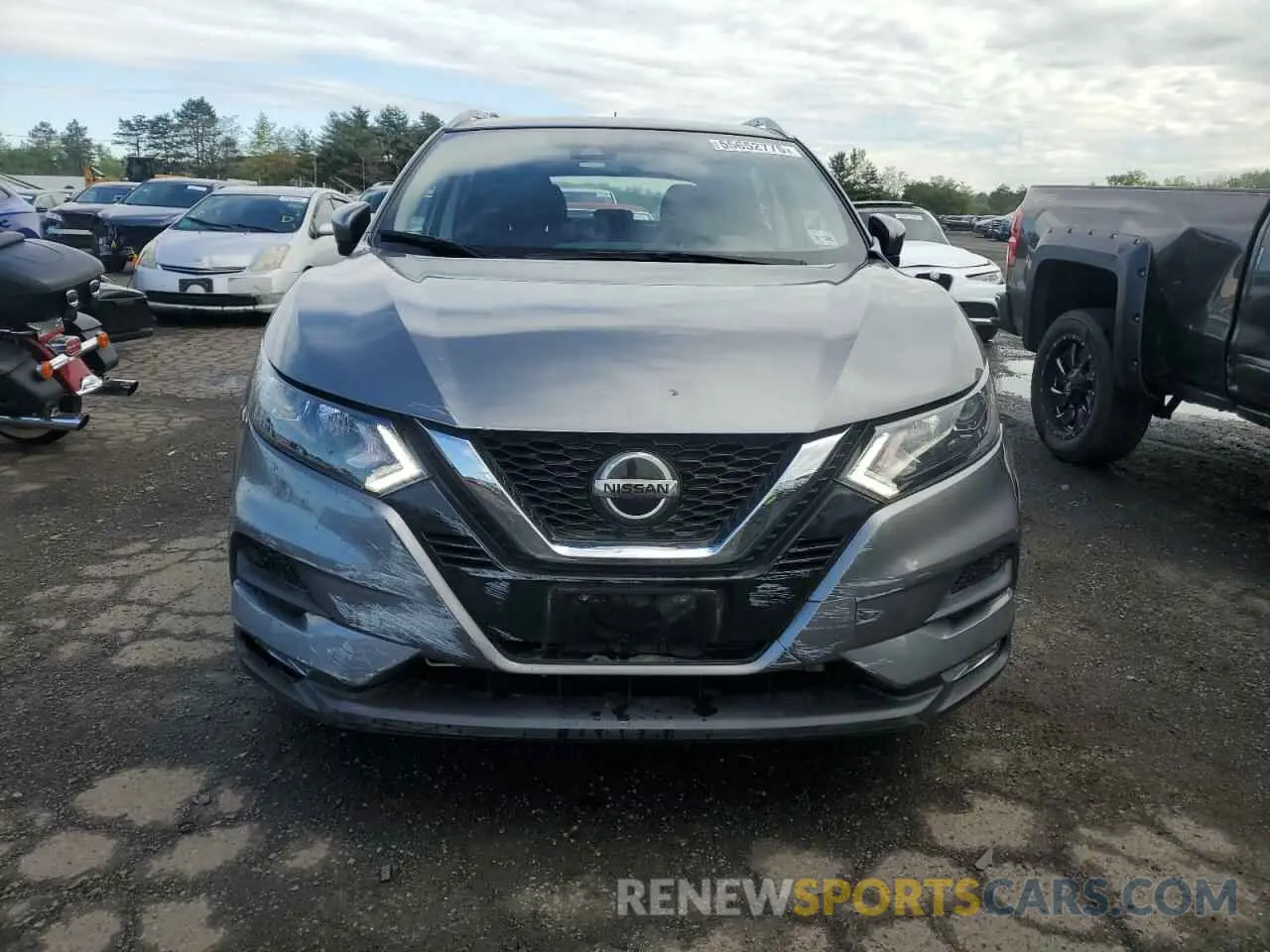 5 fotografías del automóvil dañado JN1BJ1CWXLW652141 NISSAN ROGUE 2020