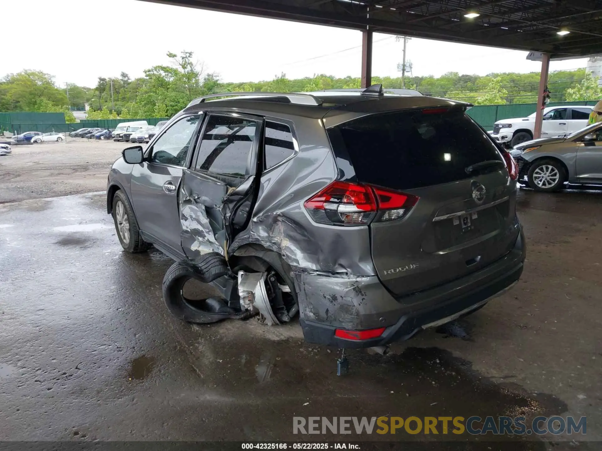 3 fotografías del automóvil dañado JN8AT2MT1LW003328 NISSAN ROGUE 2020