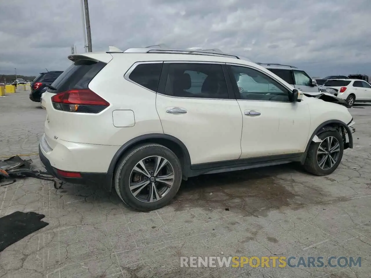 3 fotografías del automóvil dañado JN8AT2MT2LW002186 NISSAN ROGUE 2020