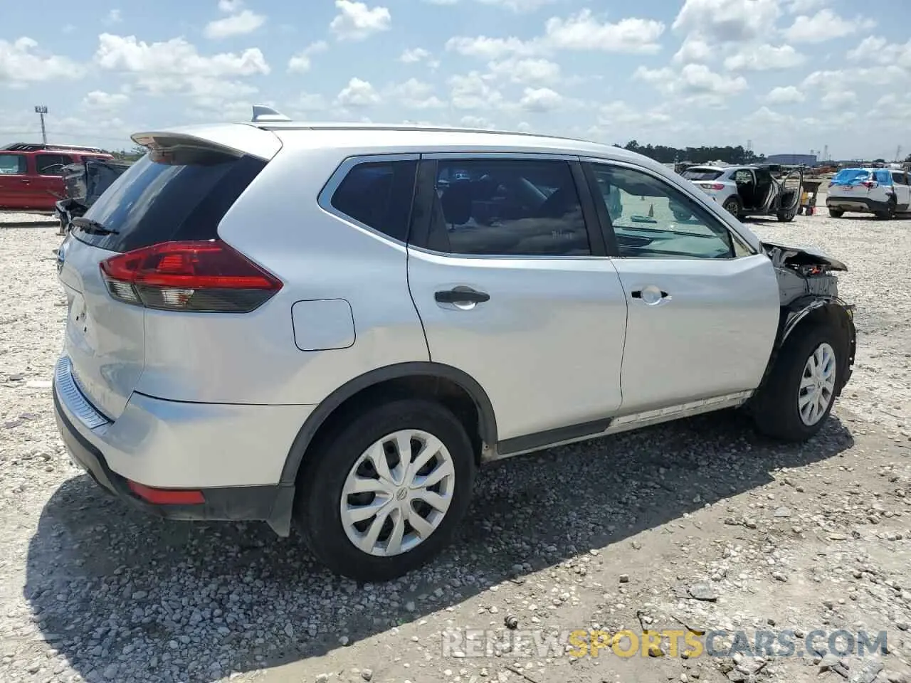 3 fotografías del automóvil dañado JN8AT2MT2LW004438 NISSAN ROGUE 2020