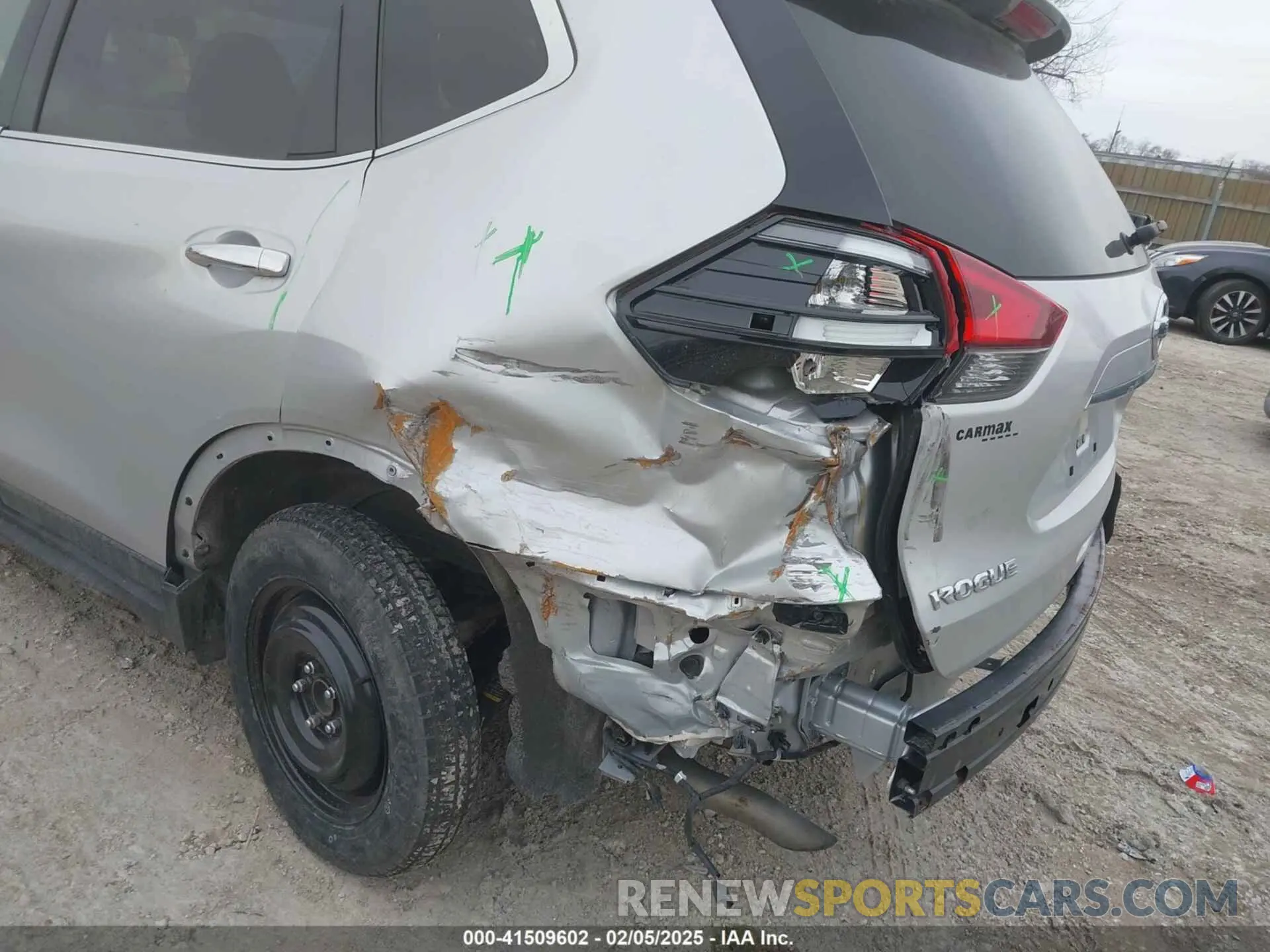 6 fotografías del automóvil dañado JN8AT2MT3LW039683 NISSAN ROGUE 2020