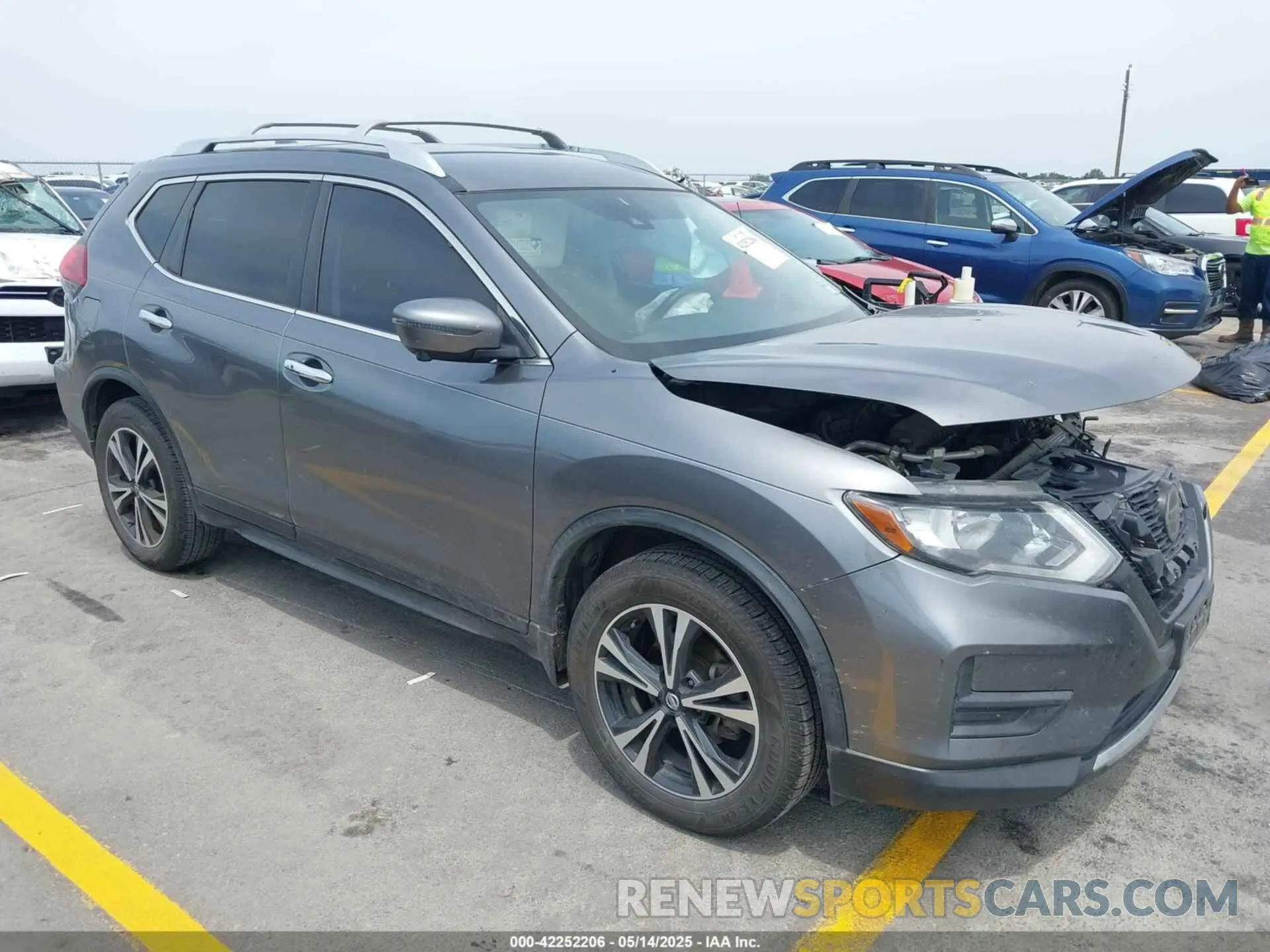 1 fotografías del automóvil dañado JN8AT2MT6LW000585 NISSAN ROGUE 2020