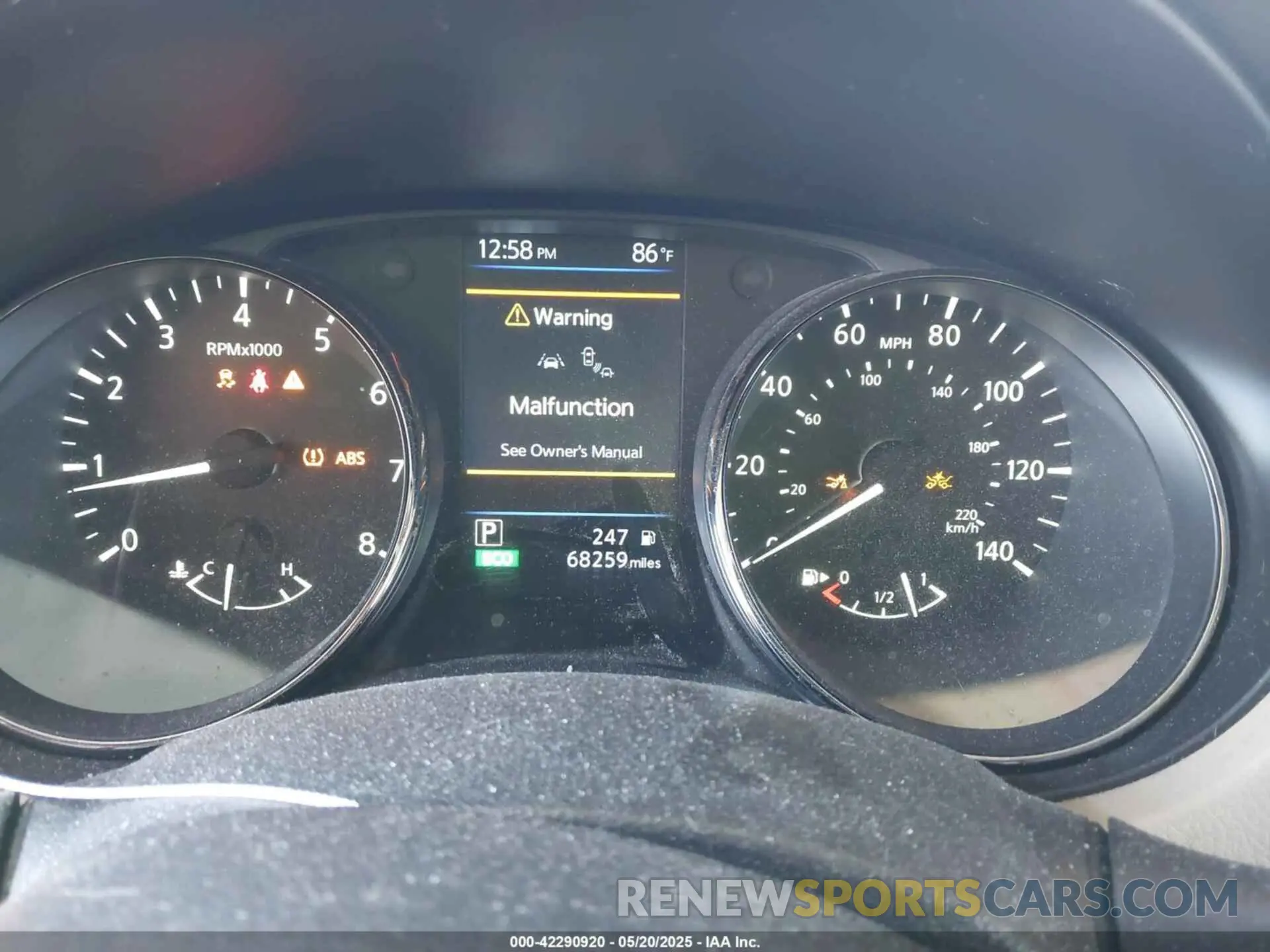7 fotografías del automóvil dañado JN8AT2MT6LW004541 NISSAN ROGUE 2020