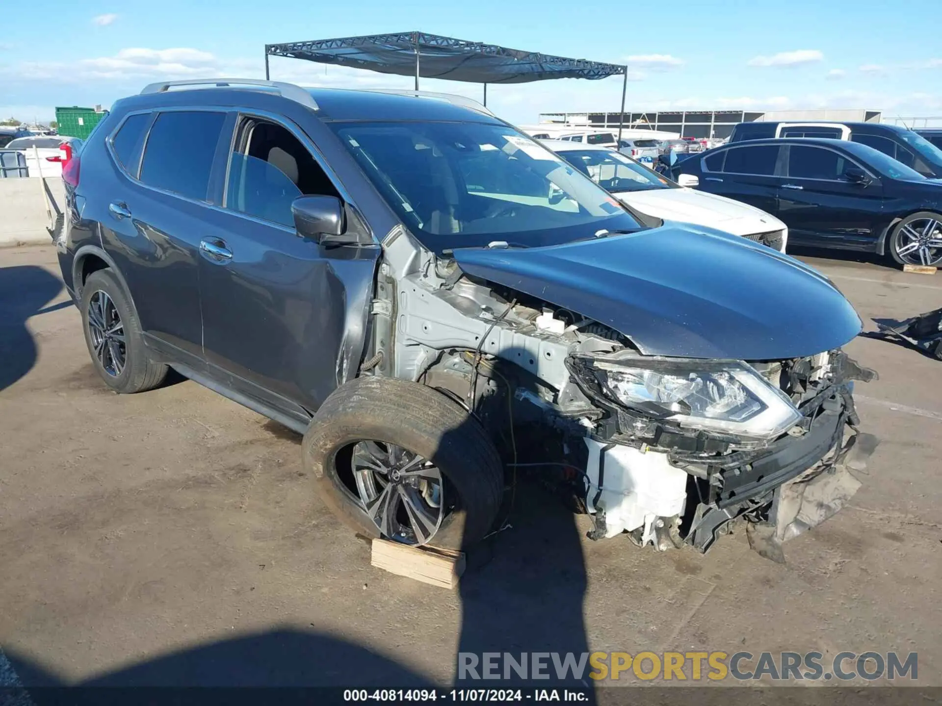 1 fotografías del automóvil dañado JN8AT2MT6LW012204 NISSAN ROGUE 2020