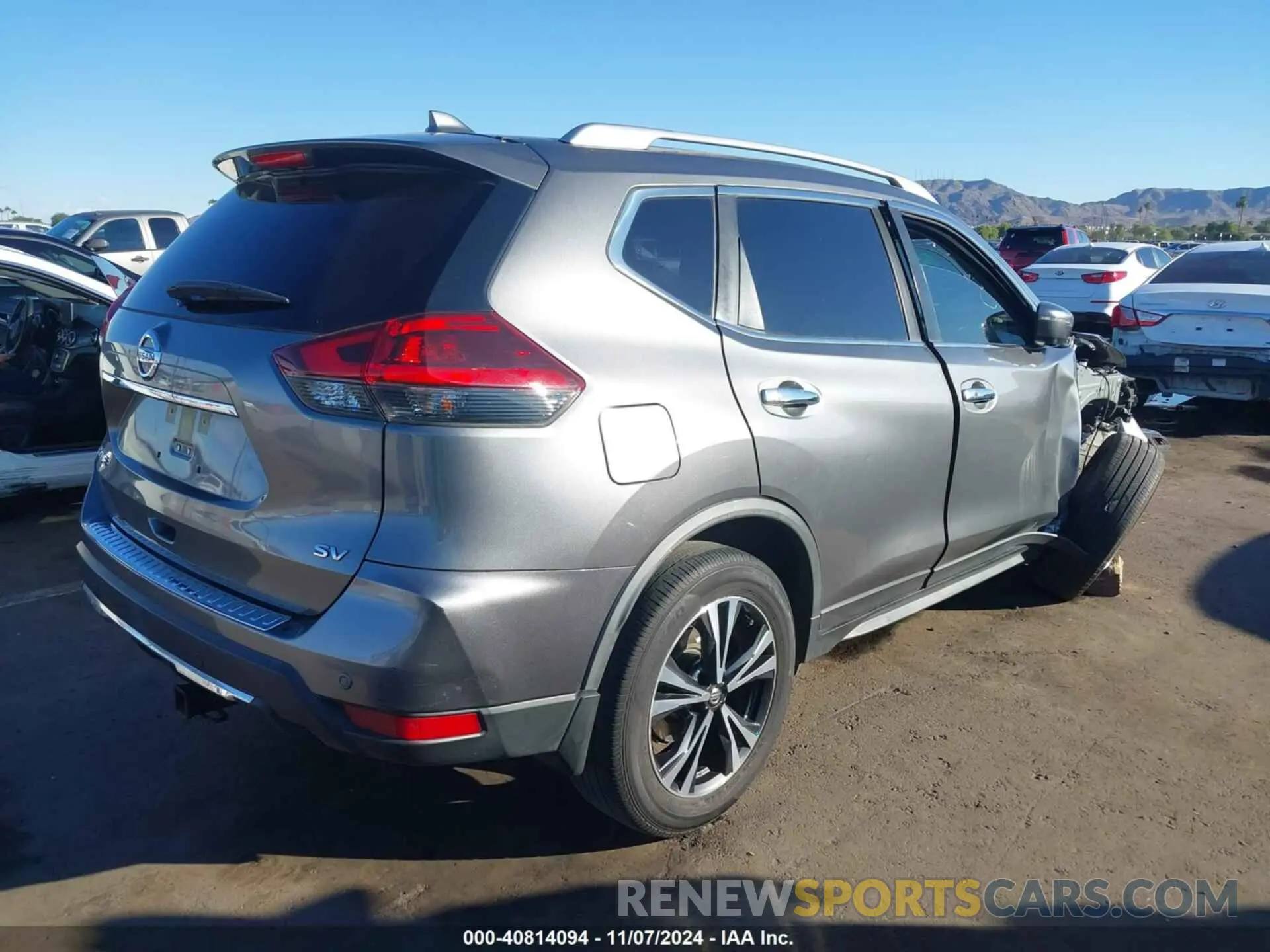 4 fotografías del automóvil dañado JN8AT2MT6LW012204 NISSAN ROGUE 2020
