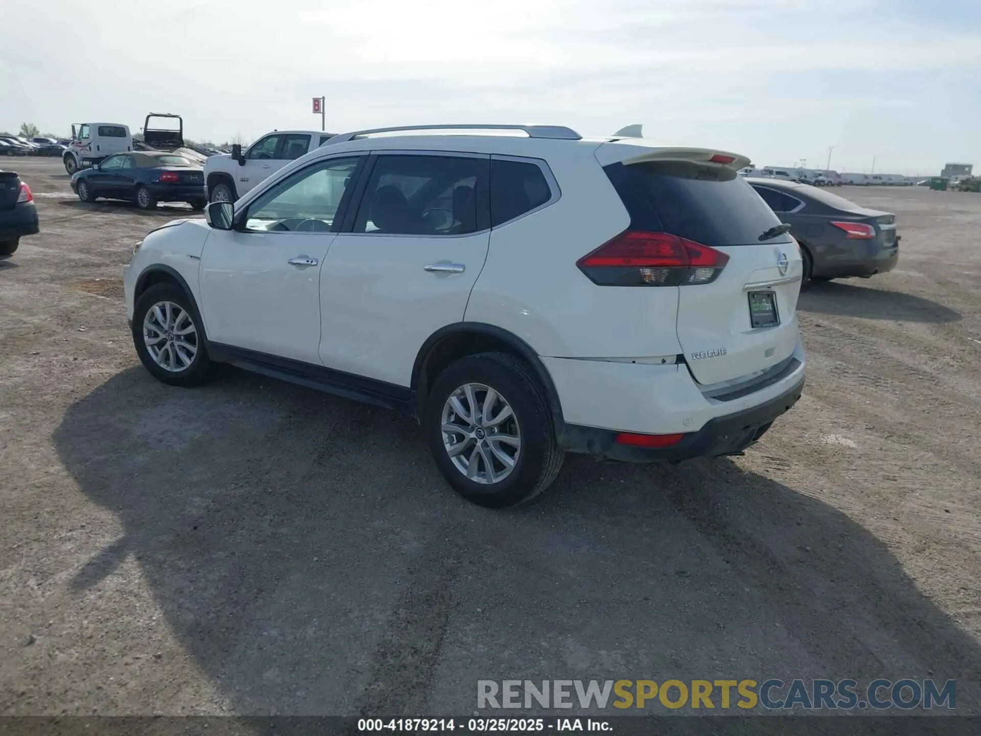 3 fotografías del automóvil dañado JN8AT2MT7LW002765 NISSAN ROGUE 2020