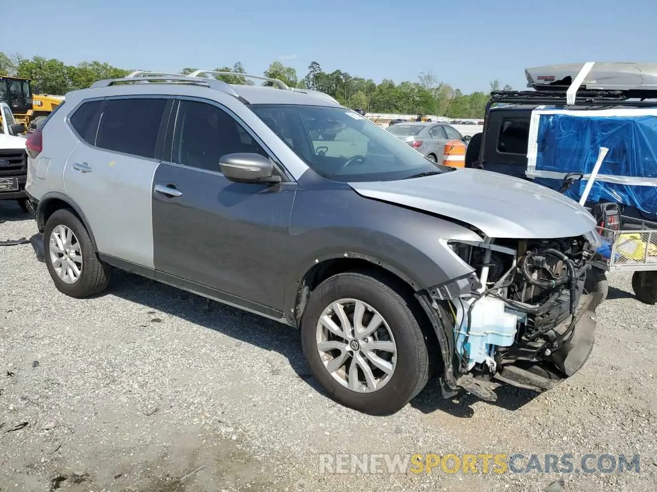 4 fotografías del automóvil dañado JN8AT2MT9LW007076 NISSAN ROGUE 2020