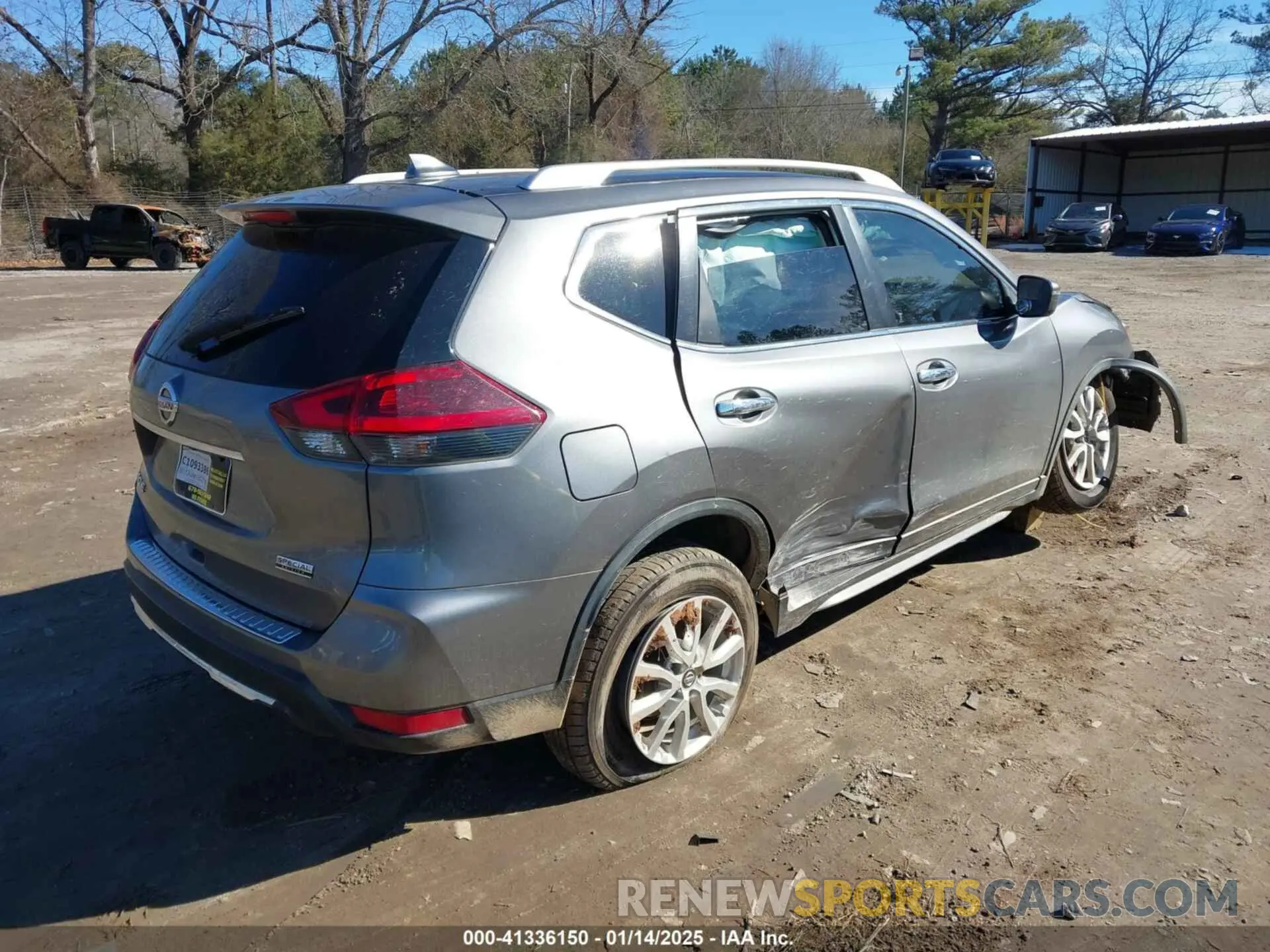 4 fotografías del automóvil dañado JN8AT2MT9LW031362 NISSAN ROGUE 2020