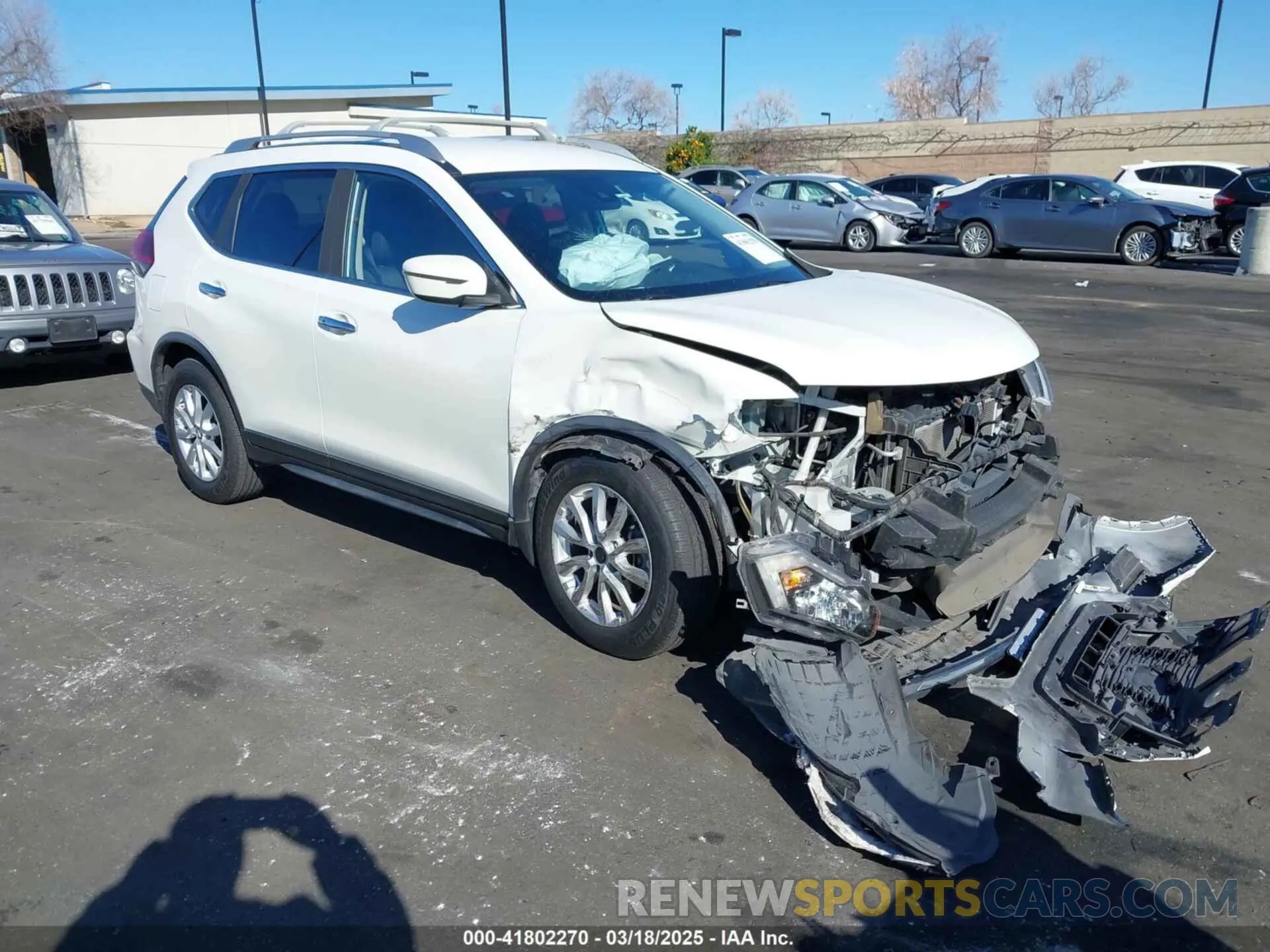 1 fotografías del automóvil dañado JN8AT2MTXLW002808 NISSAN ROGUE 2020