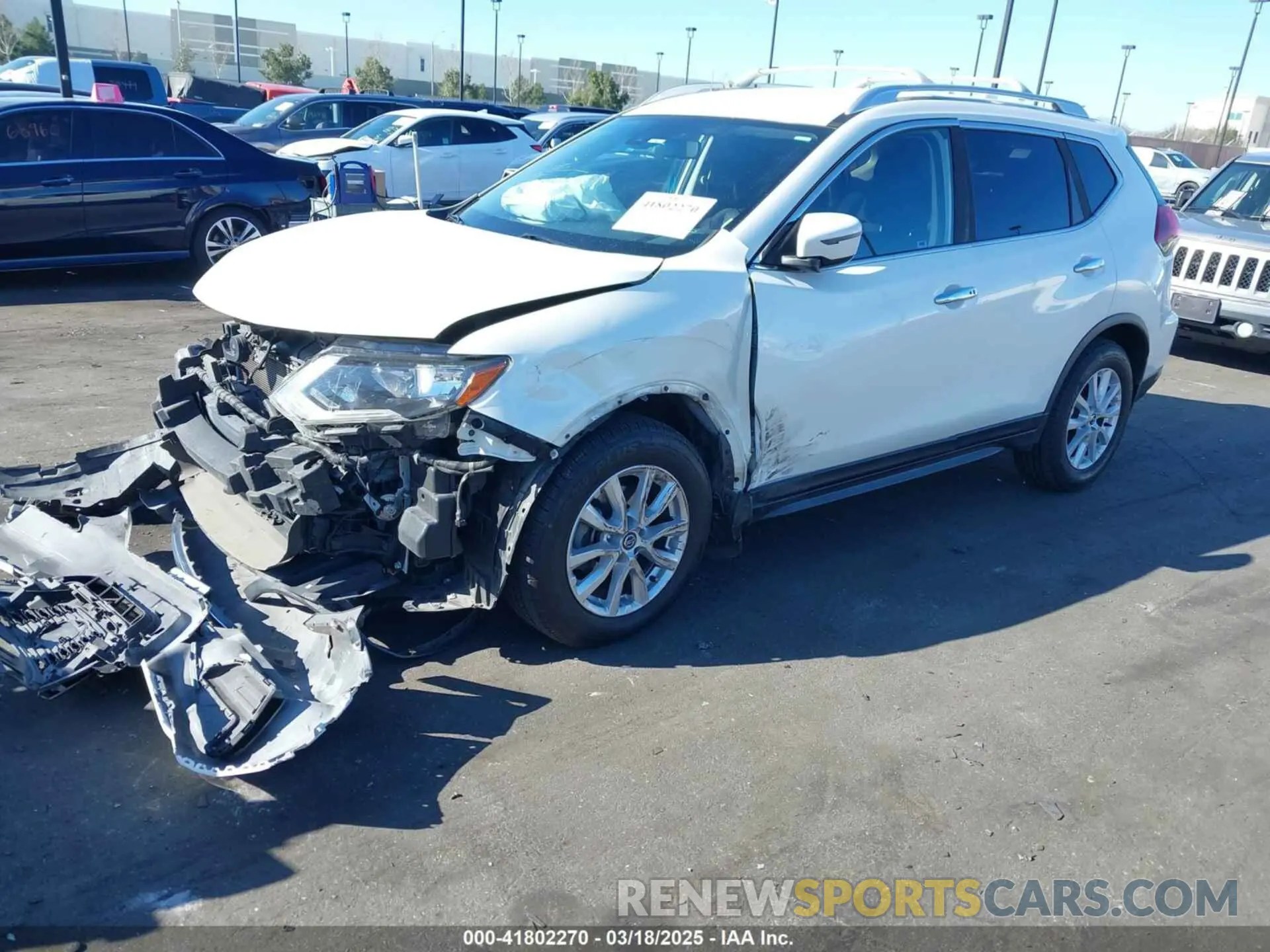 2 fotografías del automóvil dañado JN8AT2MTXLW002808 NISSAN ROGUE 2020