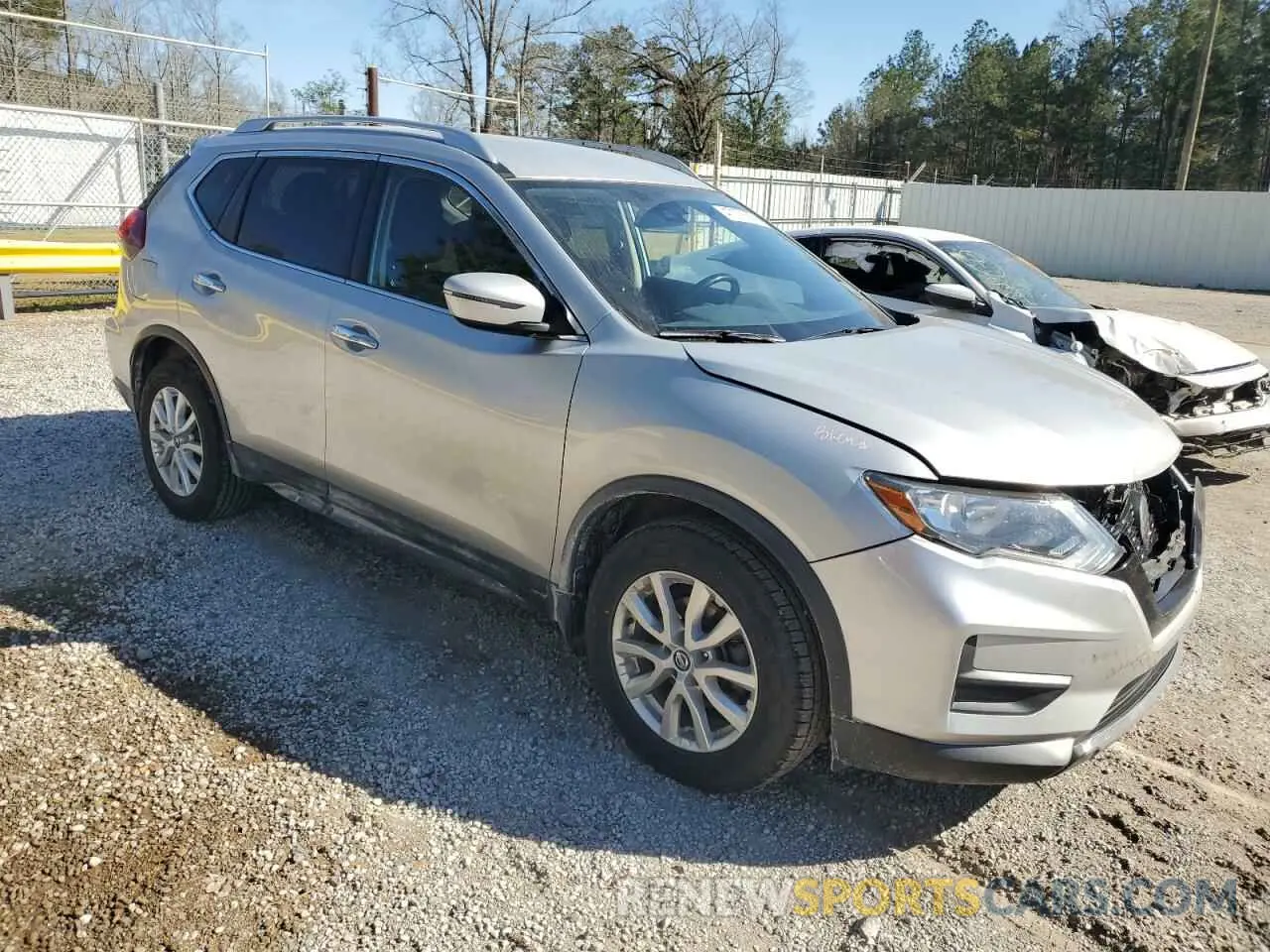 4 fotografías del automóvil dañado JN8AT2MTXLW037199 NISSAN ROGUE 2020