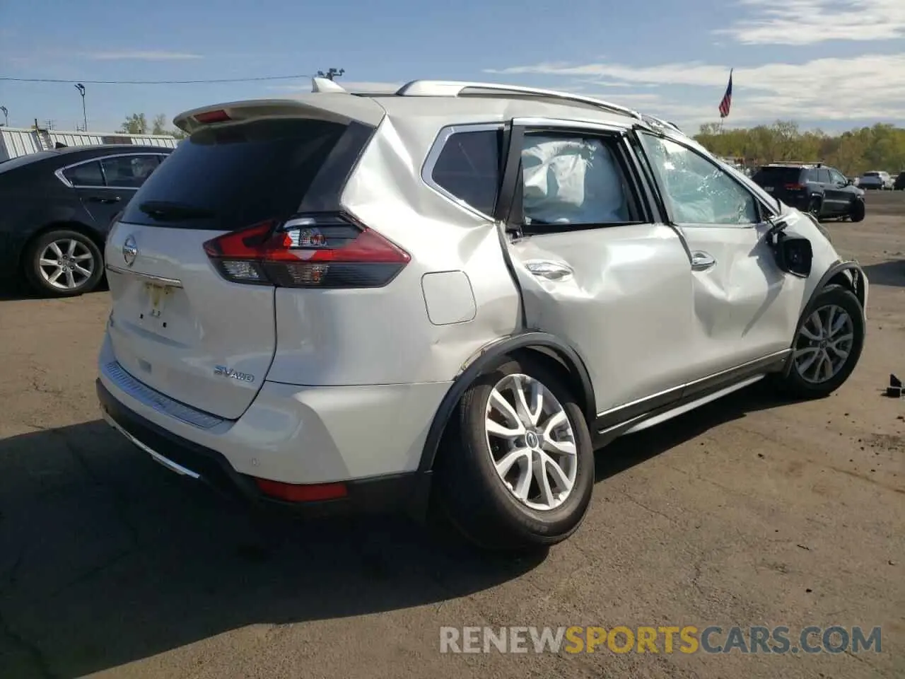 3 fotografías del automóvil dañado JN8AT2MV0LW144697 NISSAN ROGUE 2020