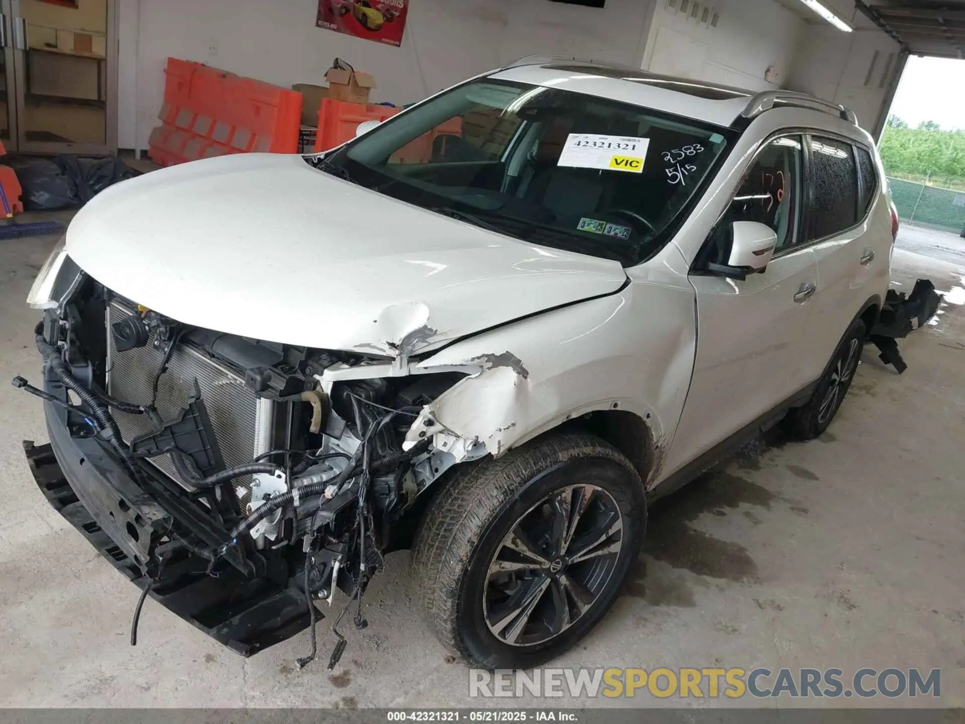 2 fotografías del automóvil dañado JN8AT2MV1LW112583 NISSAN ROGUE 2020