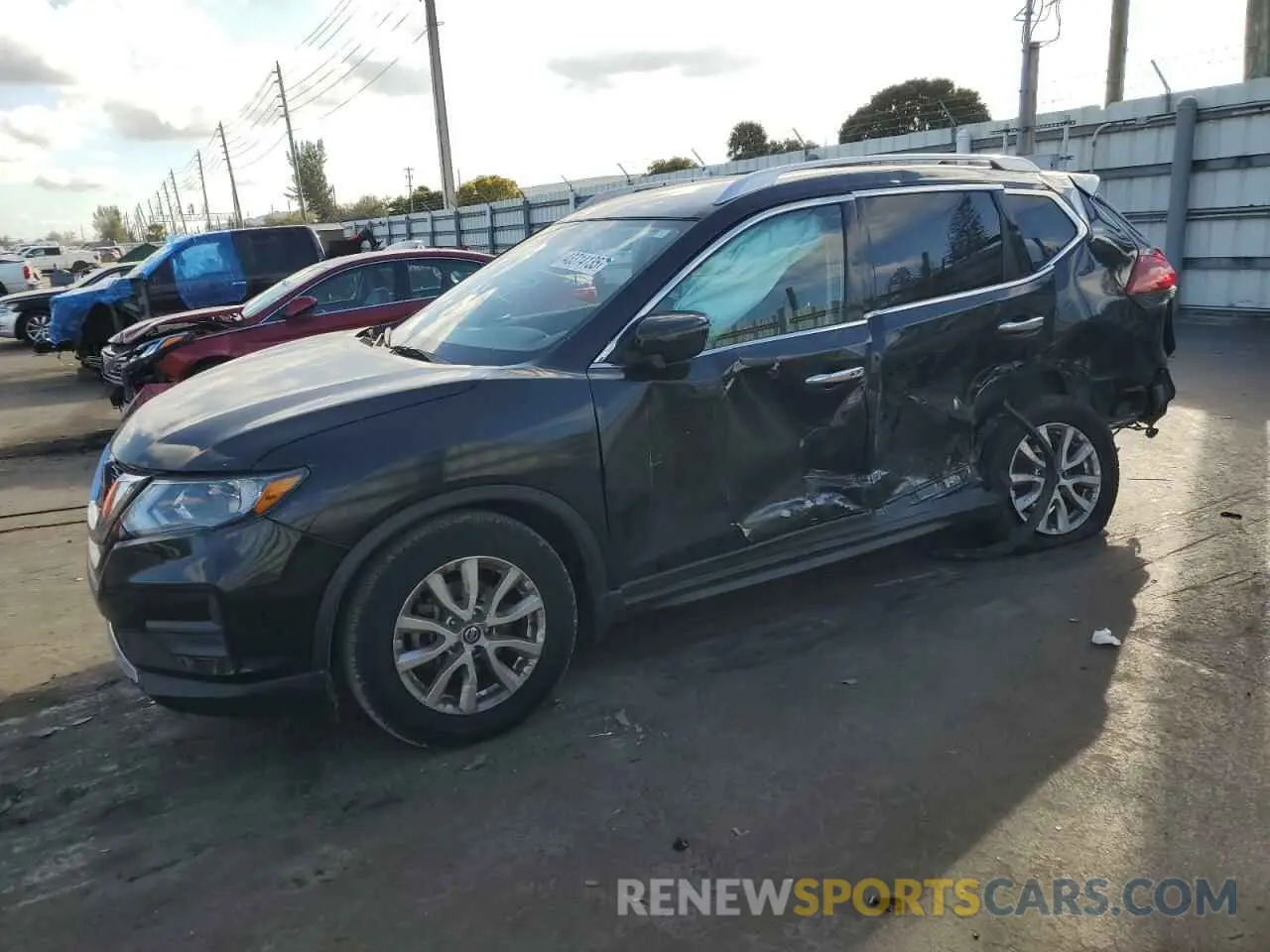 1 fotografías del automóvil dañado JN8AT2MV2LW117436 NISSAN ROGUE 2020