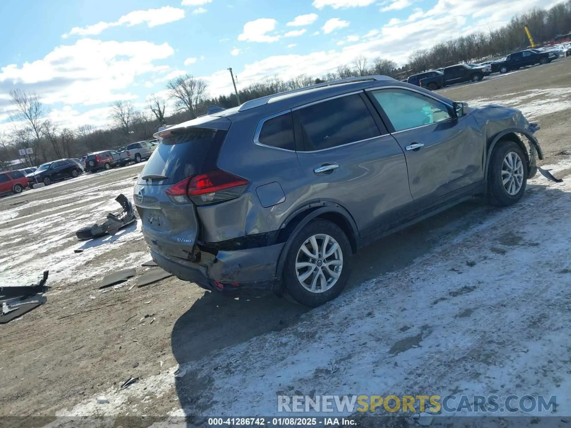 4 fotografías del automóvil dañado JN8AT2MV2LW120837 NISSAN ROGUE 2020
