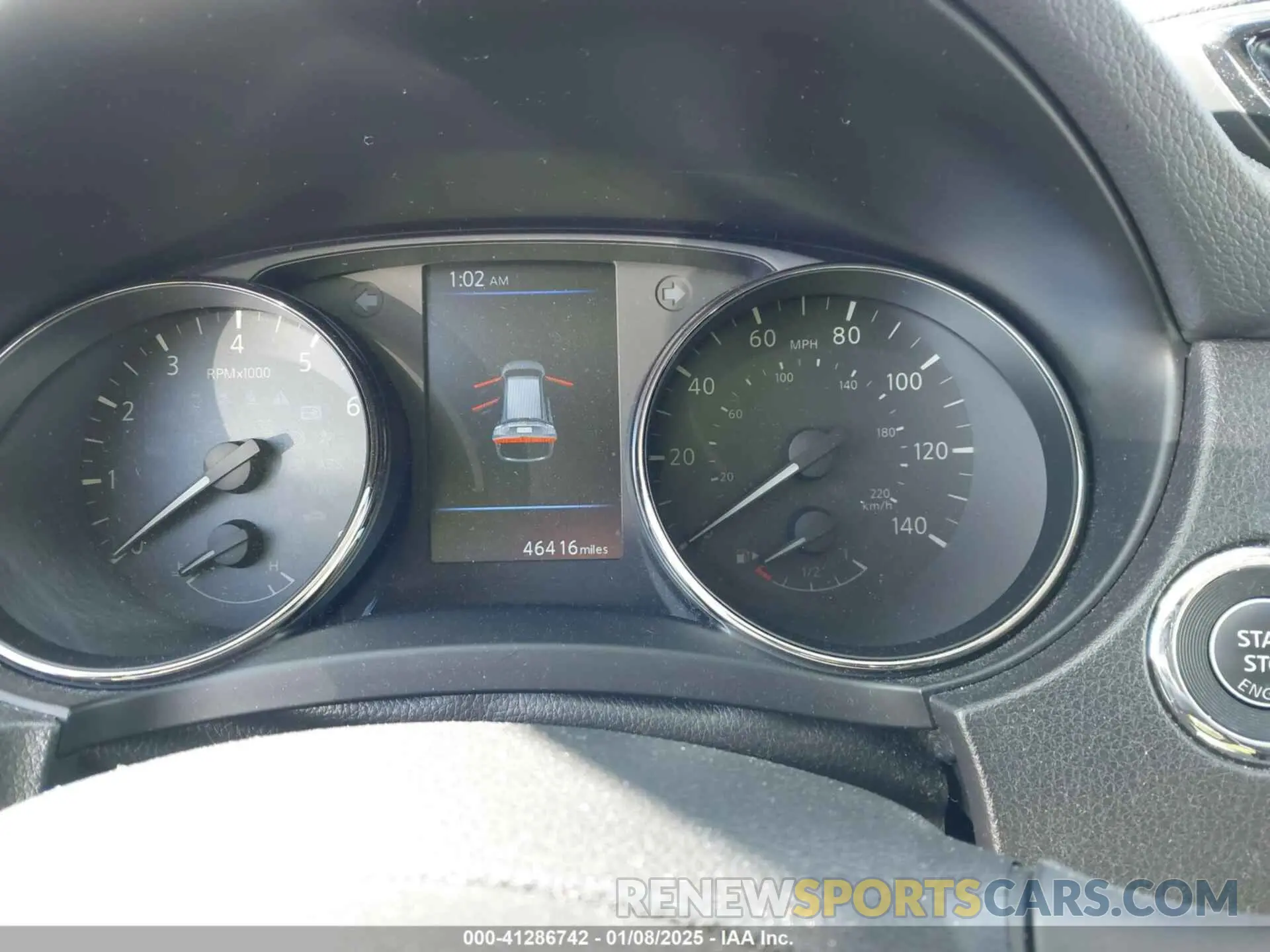 7 fotografías del automóvil dañado JN8AT2MV2LW120837 NISSAN ROGUE 2020