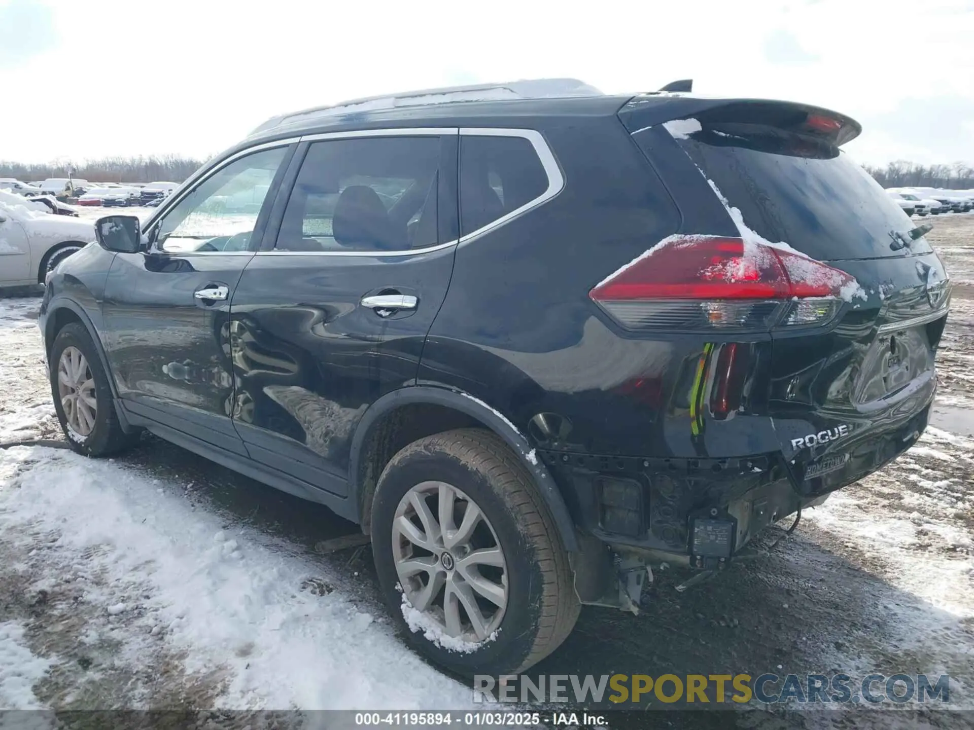 3 fotografías del automóvil dañado JN8AT2MV2LW132048 NISSAN ROGUE 2020