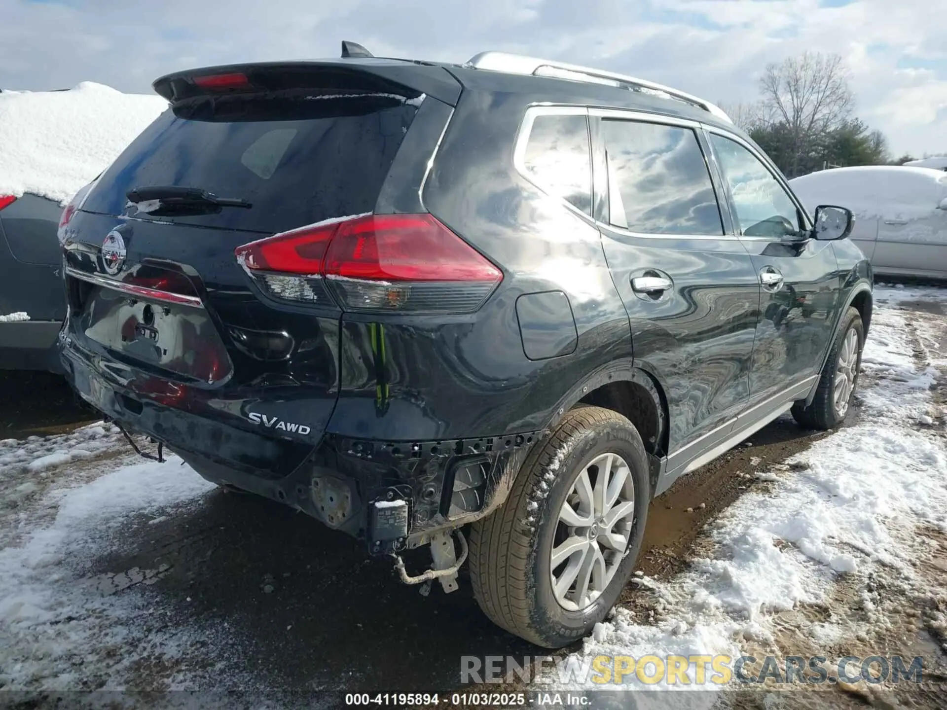 4 fotografías del automóvil dañado JN8AT2MV2LW132048 NISSAN ROGUE 2020