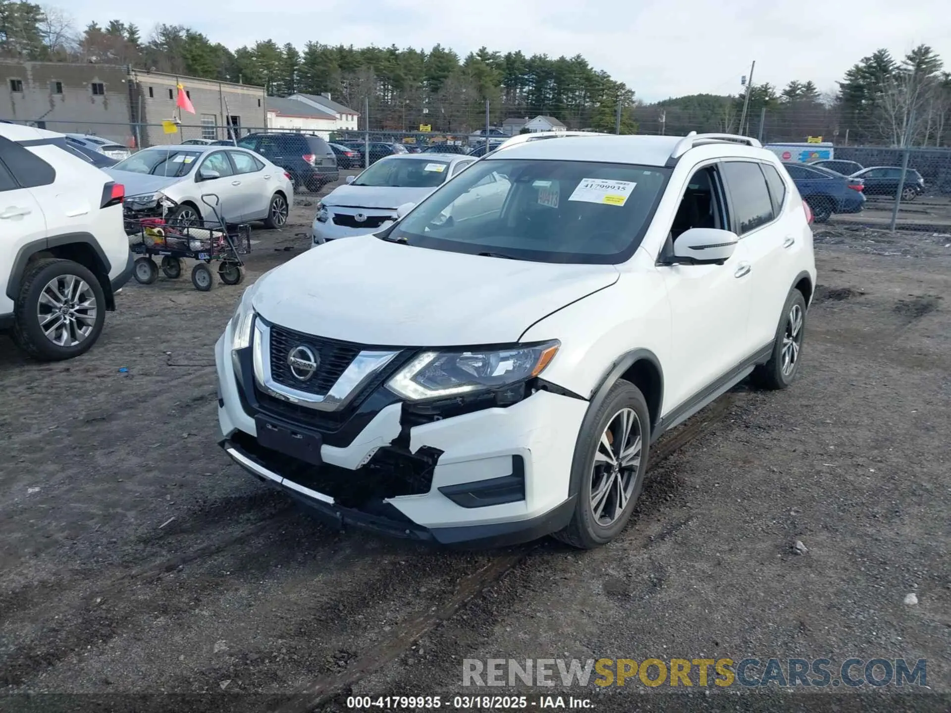 2 fotografías del automóvil dañado JN8AT2MV2LW138240 NISSAN ROGUE 2020