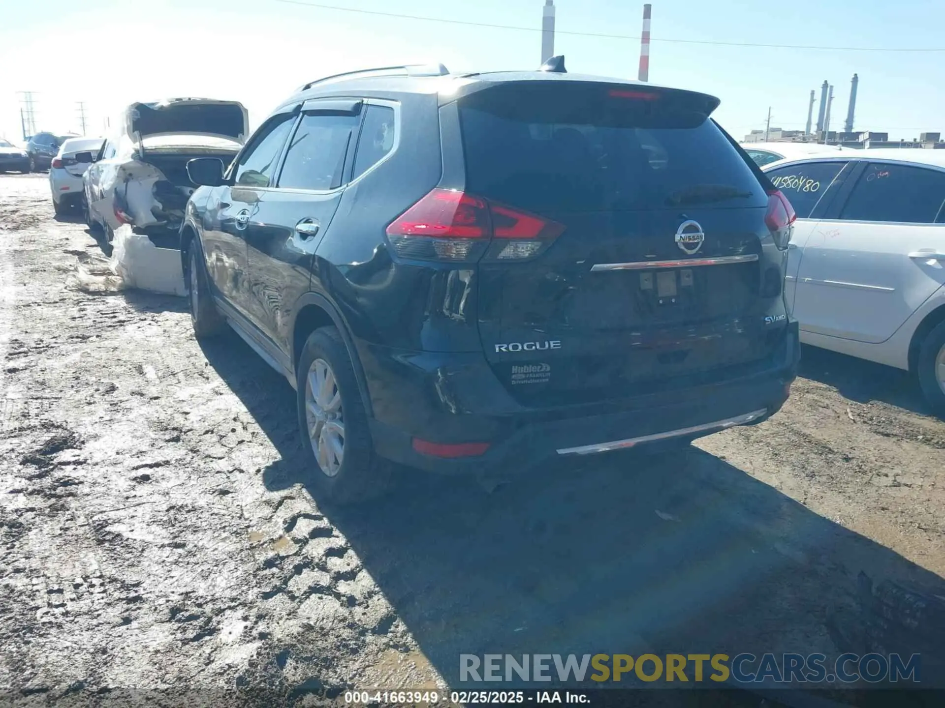 3 fotografías del automóvil dañado JN8AT2MV3LW104355 NISSAN ROGUE 2020