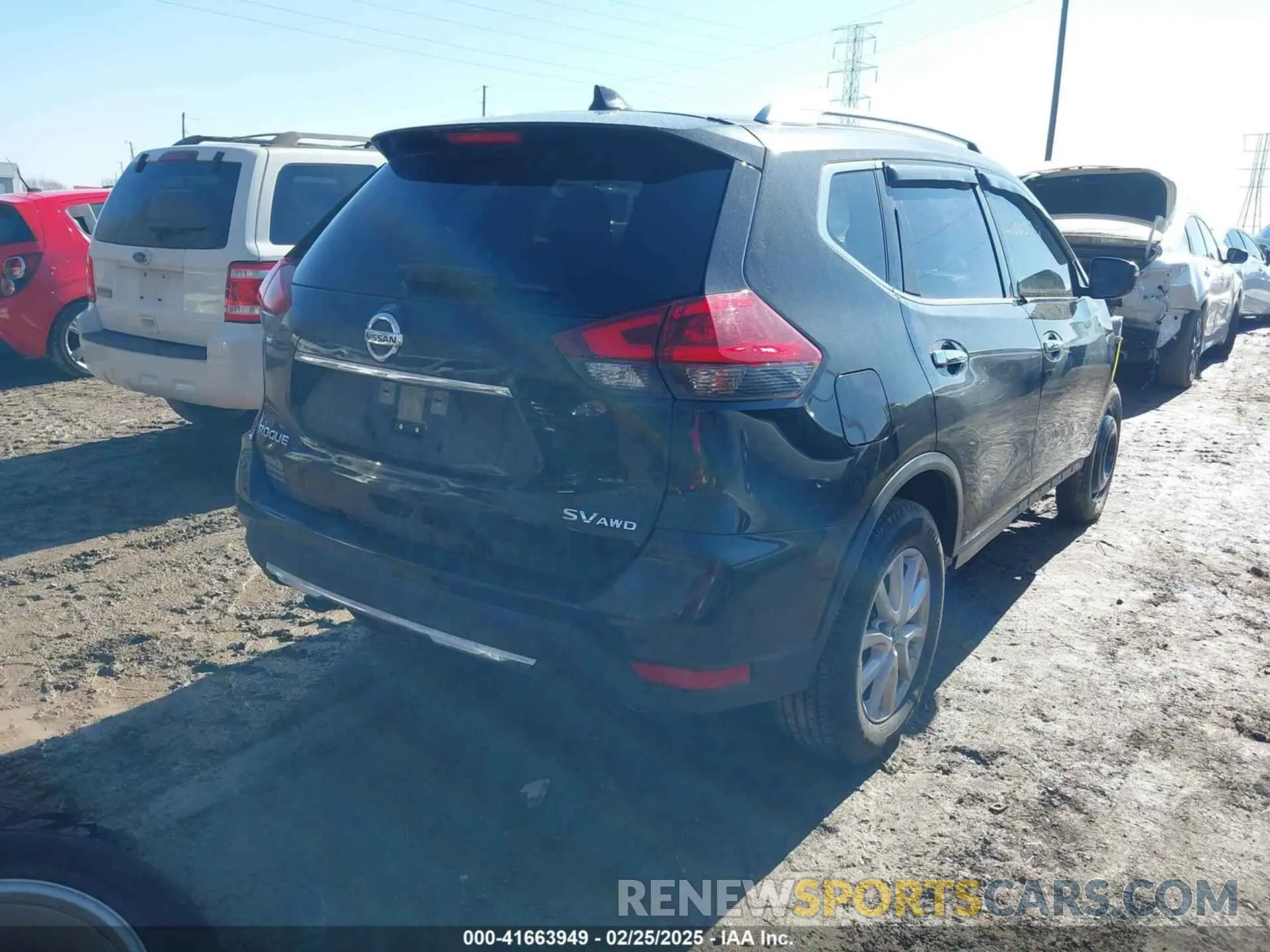 4 fotografías del automóvil dañado JN8AT2MV3LW104355 NISSAN ROGUE 2020