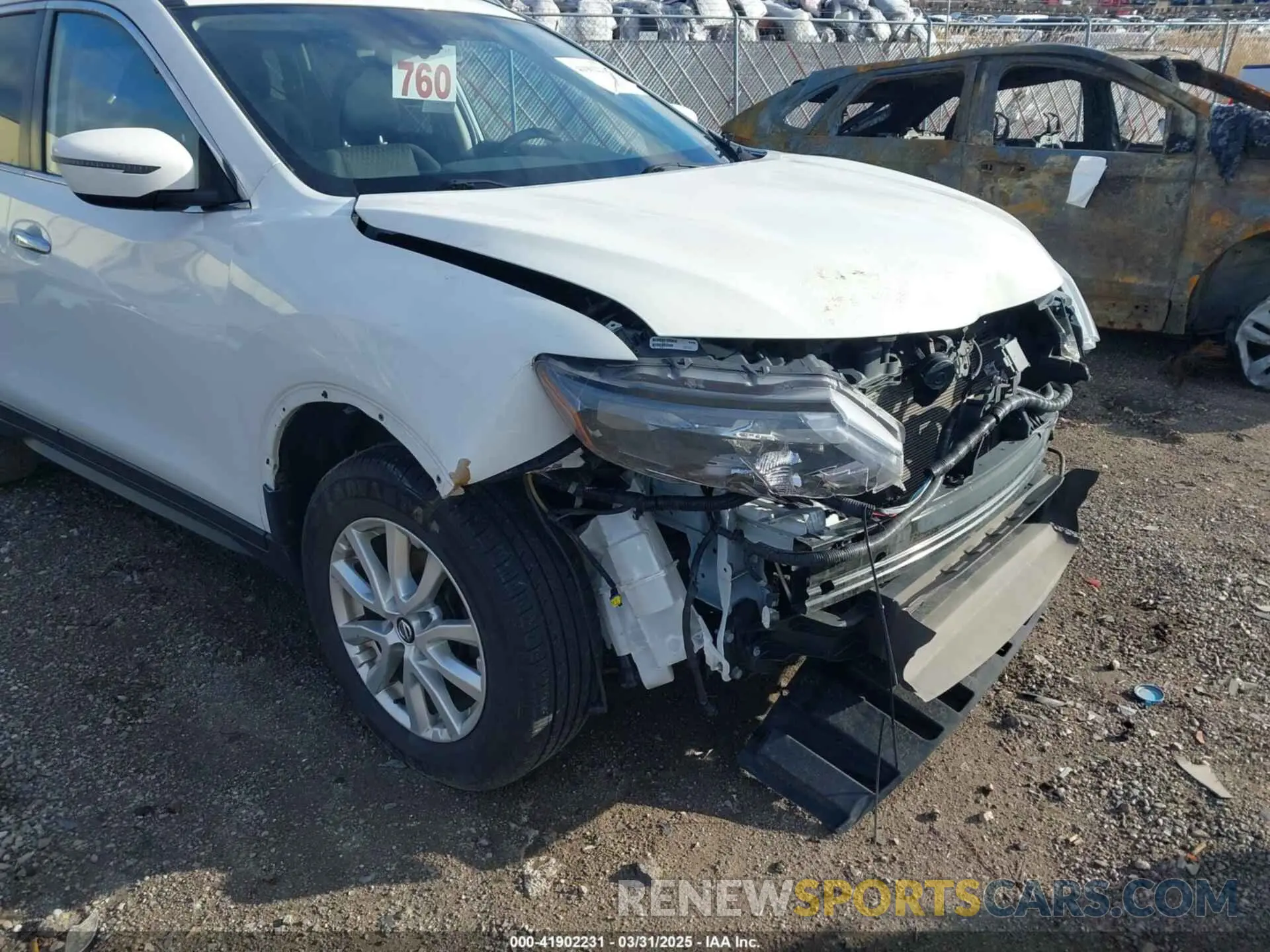 6 fotografías del automóvil dañado JN8AT2MV3LW138117 NISSAN ROGUE 2020