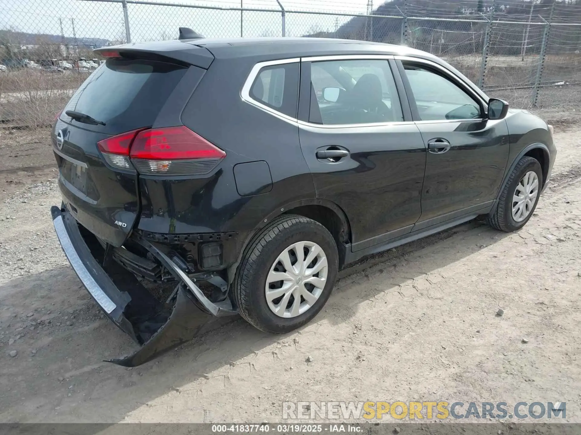 4 fotografías del automóvil dañado JN8AT2MV4LW106566 NISSAN ROGUE 2020