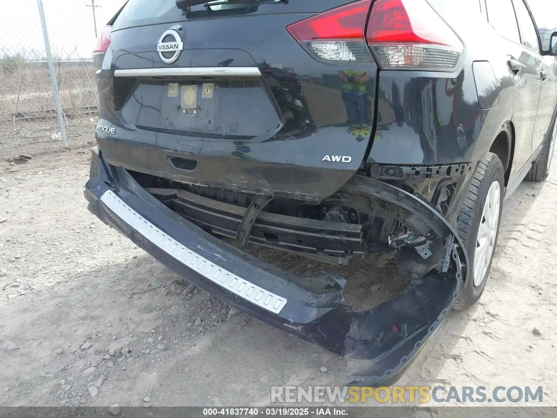 6 fotografías del automóvil dañado JN8AT2MV4LW106566 NISSAN ROGUE 2020