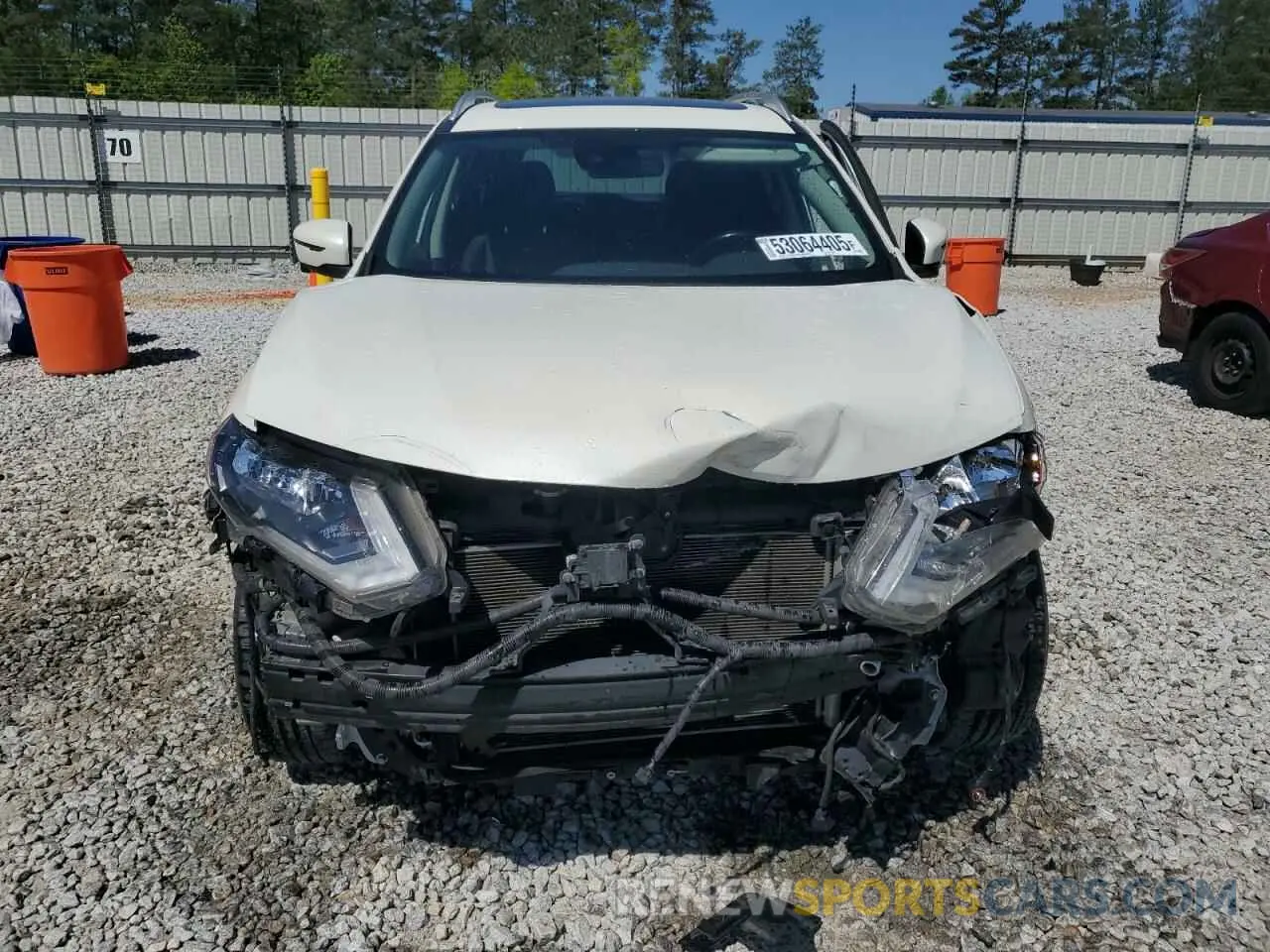 5 fotografías del automóvil dañado JN8AT2MV4LW108267 NISSAN ROGUE 2020