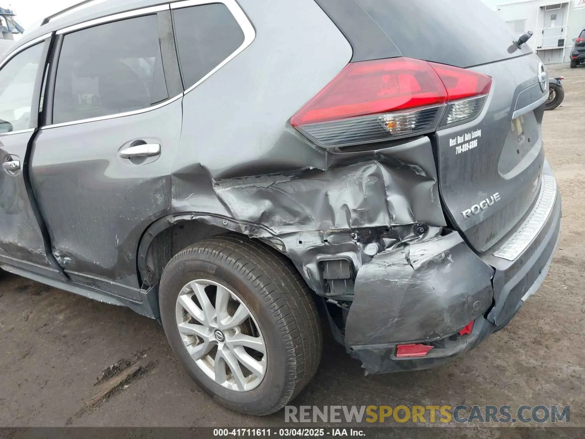 17 fotografías del automóvil dañado JN8AT2MV5LW114286 NISSAN ROGUE 2020