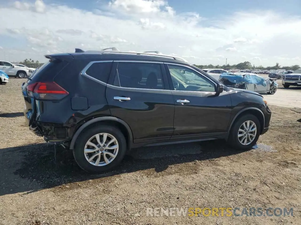 3 fotografías del automóvil dañado JN8AT2MV5LW133386 NISSAN ROGUE 2020