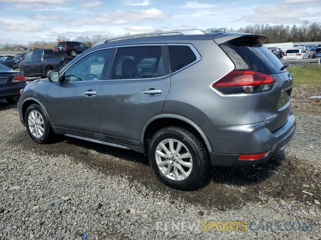 2 fotografías del automóvil dañado JN8AT2MV6LW107802 NISSAN ROGUE 2020