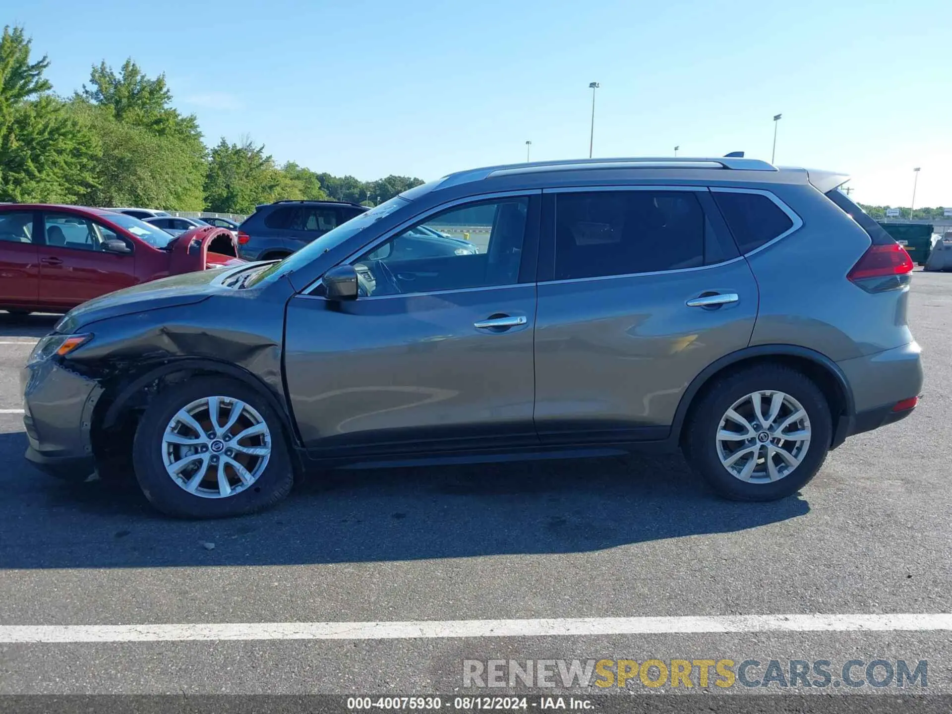 14 fotografías del automóvil dañado JN8AT2MV7LW102219 NISSAN ROGUE 2020