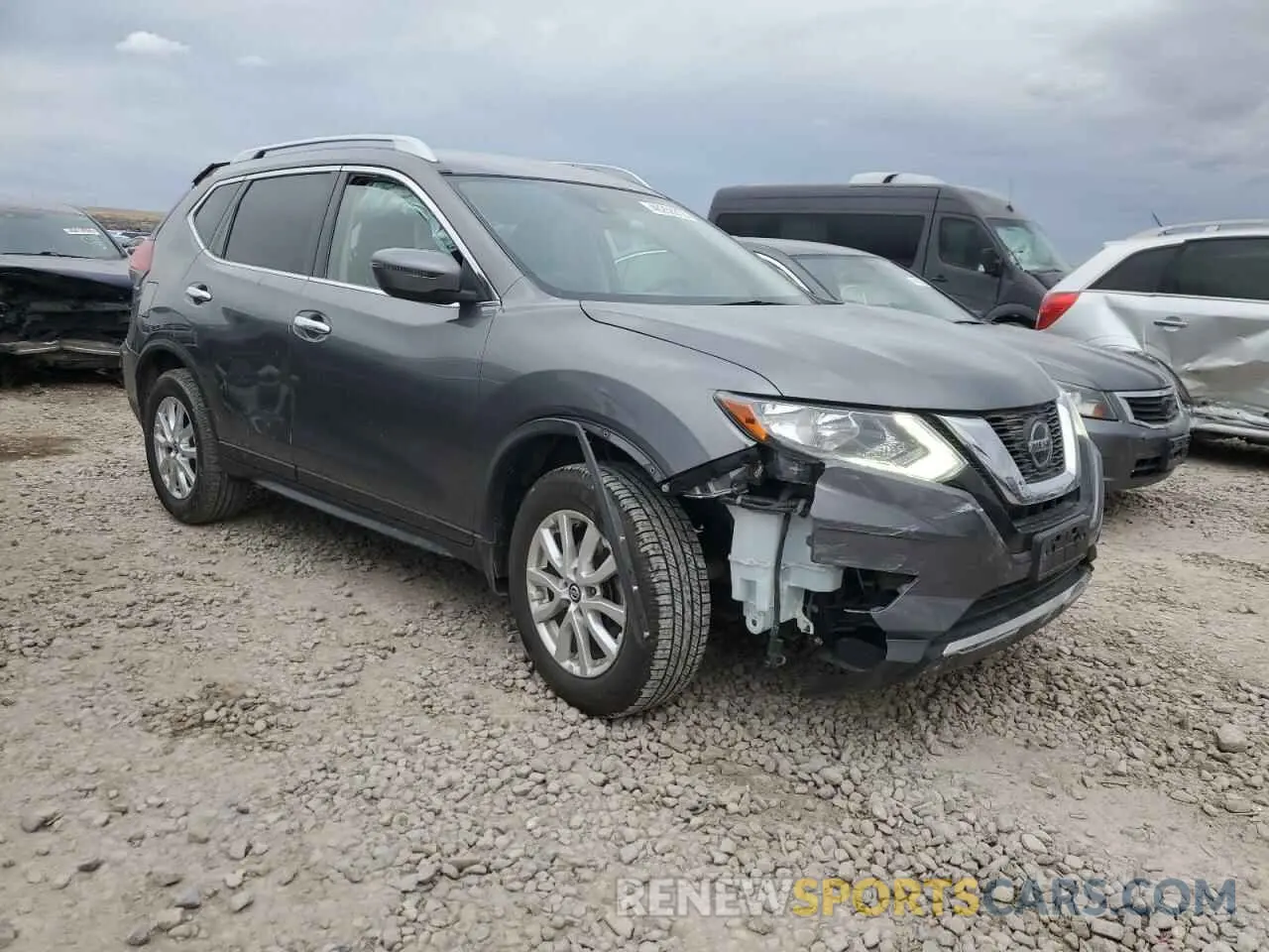 4 fotografías del automóvil dañado JN8AT2MV7LW135429 NISSAN ROGUE 2020
