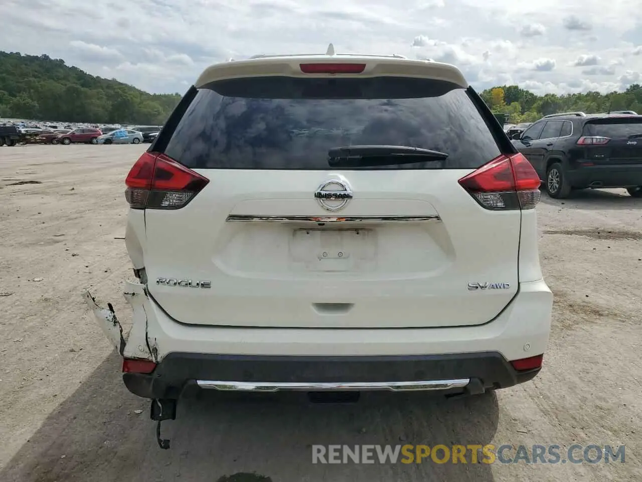6 fotografías del automóvil dañado JN8AT2MV7LW136967 NISSAN ROGUE 2020
