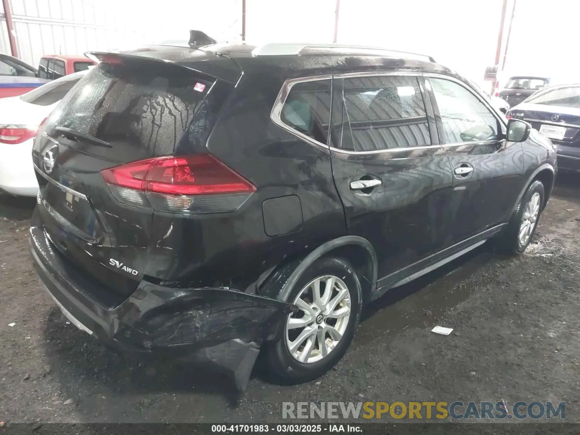 4 fotografías del automóvil dañado JN8AT2MV9LW114839 NISSAN ROGUE 2020