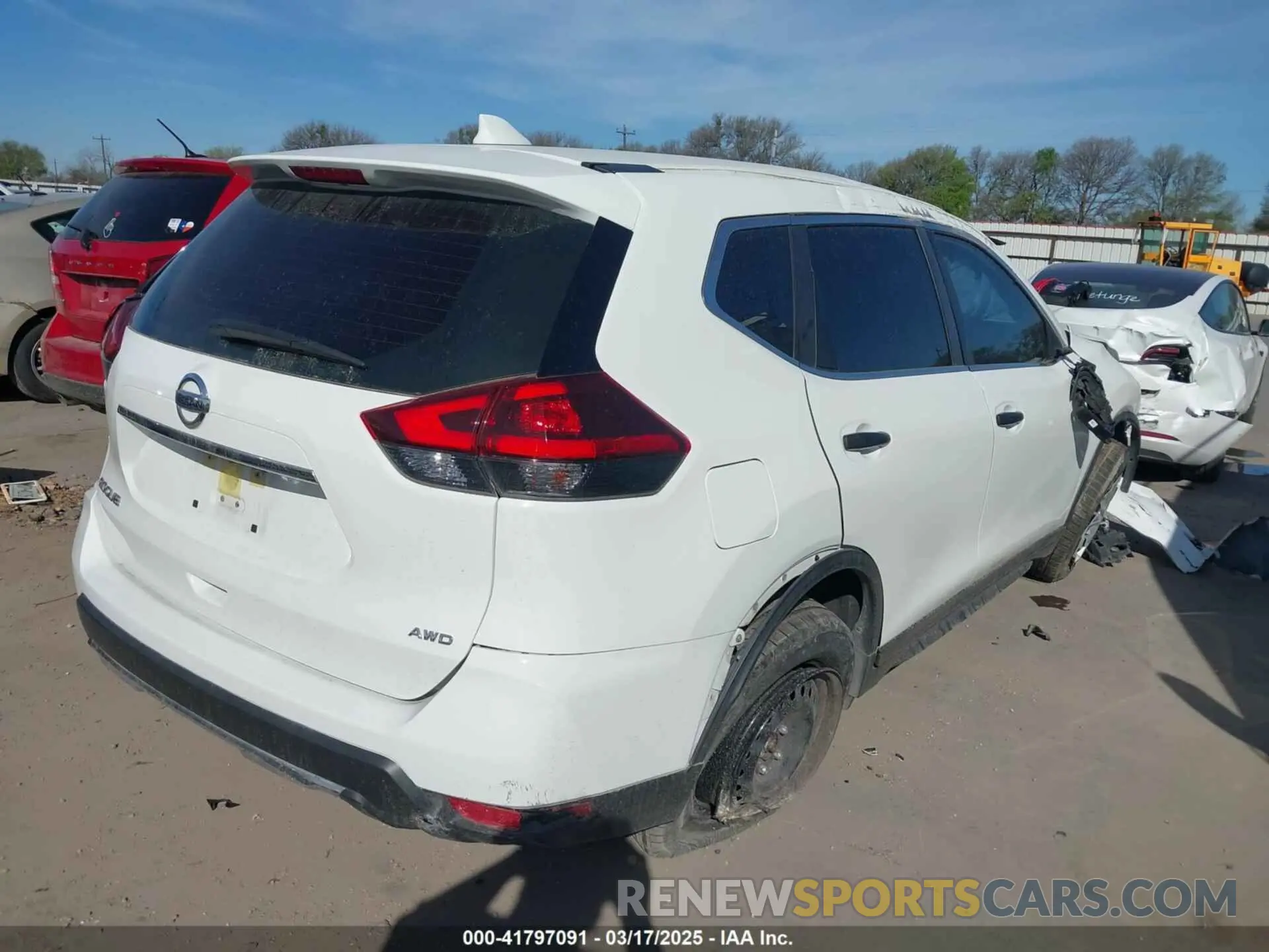 4 fotografías del automóvil dañado JN8AT2MV9LW139224 NISSAN ROGUE 2020