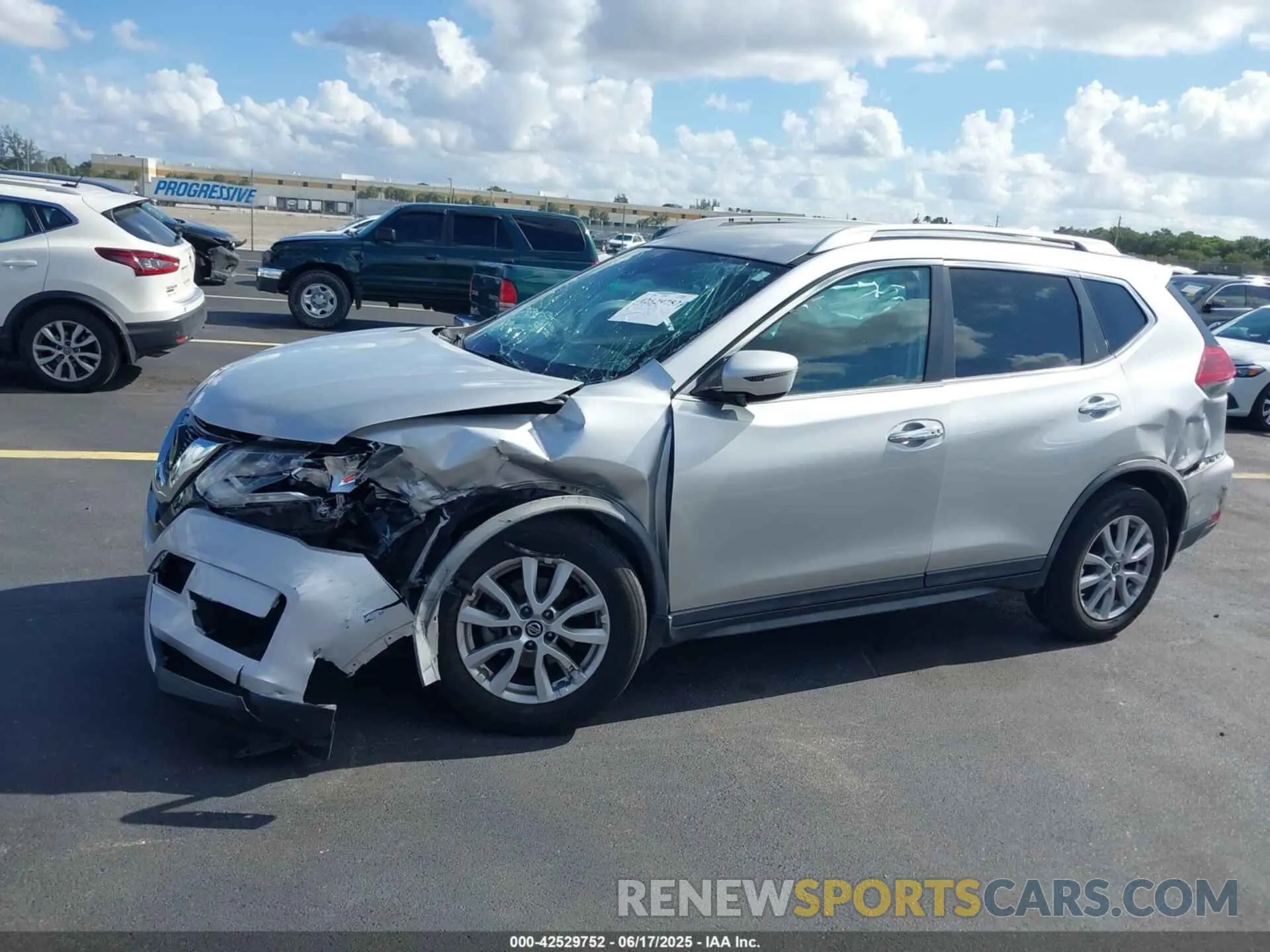 6 fotografías del automóvil dañado KNMAT2MT0LP515412 NISSAN ROGUE 2020