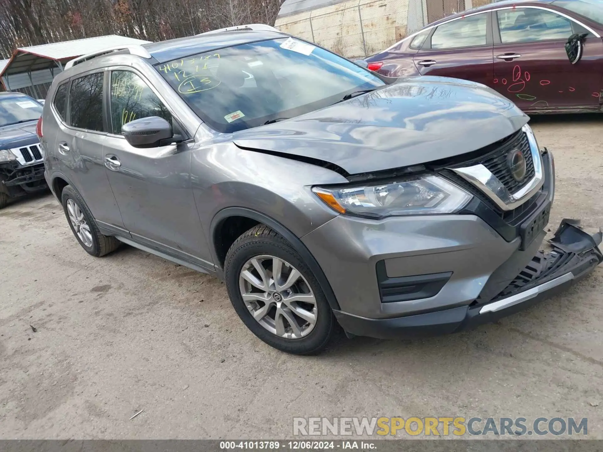 1 fotografías del automóvil dañado KNMAT2MT1LP528105 NISSAN ROGUE 2020
