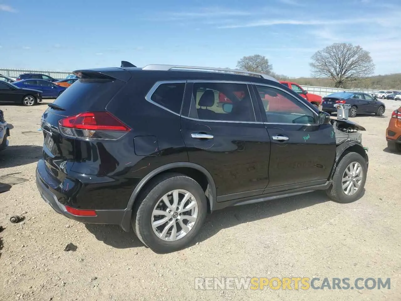 3 fotografías del automóvil dañado KNMAT2MT1LP535748 NISSAN ROGUE 2020