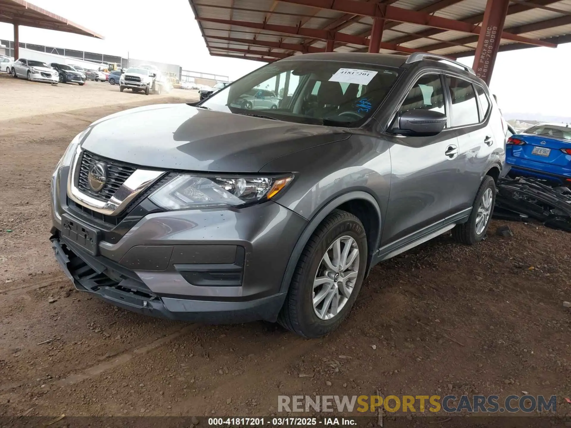 2 fotografías del automóvil dañado KNMAT2MT2LP521910 NISSAN ROGUE 2020