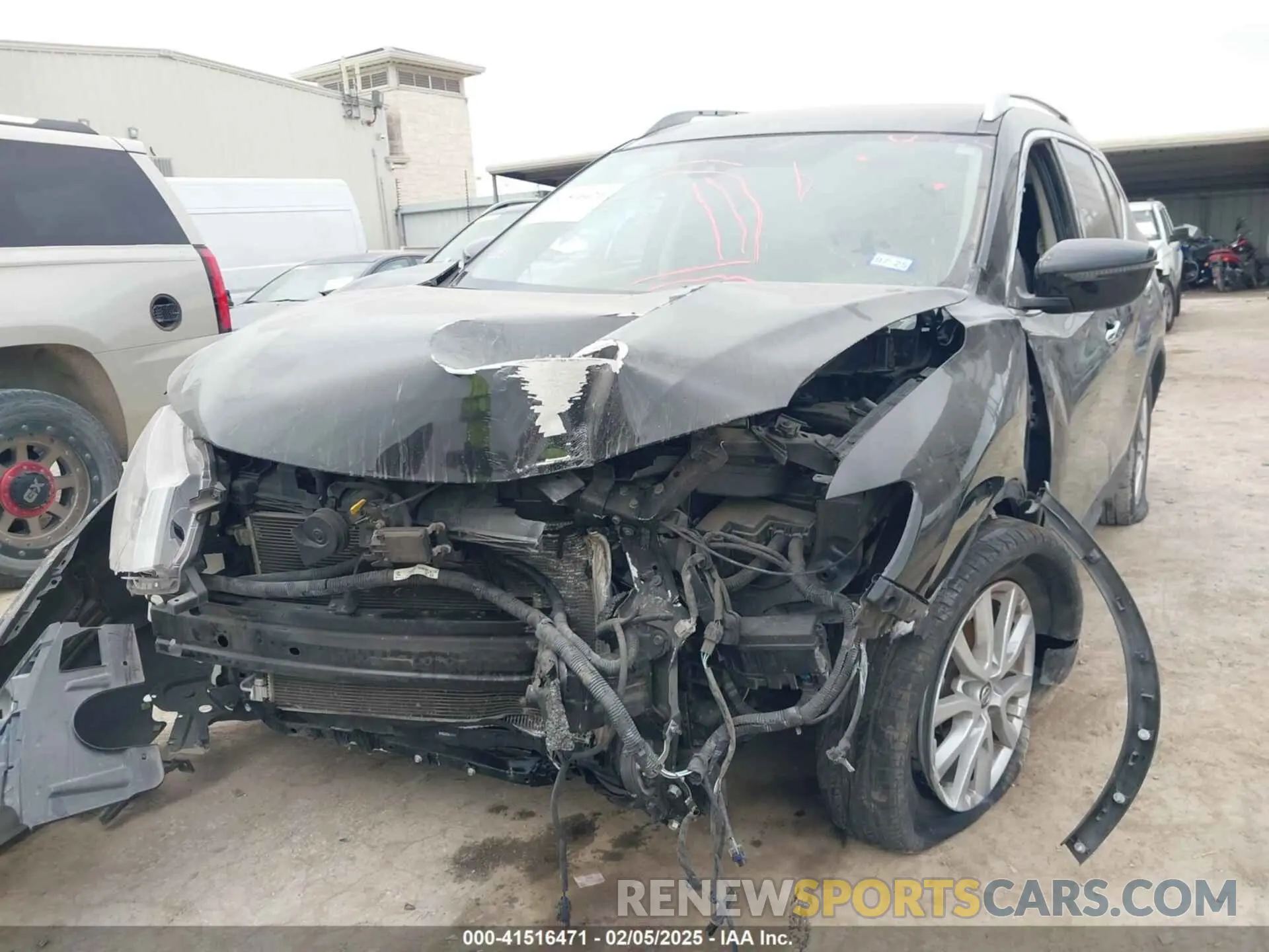 6 fotografías del automóvil dañado KNMAT2MT4LP507667 NISSAN ROGUE 2020