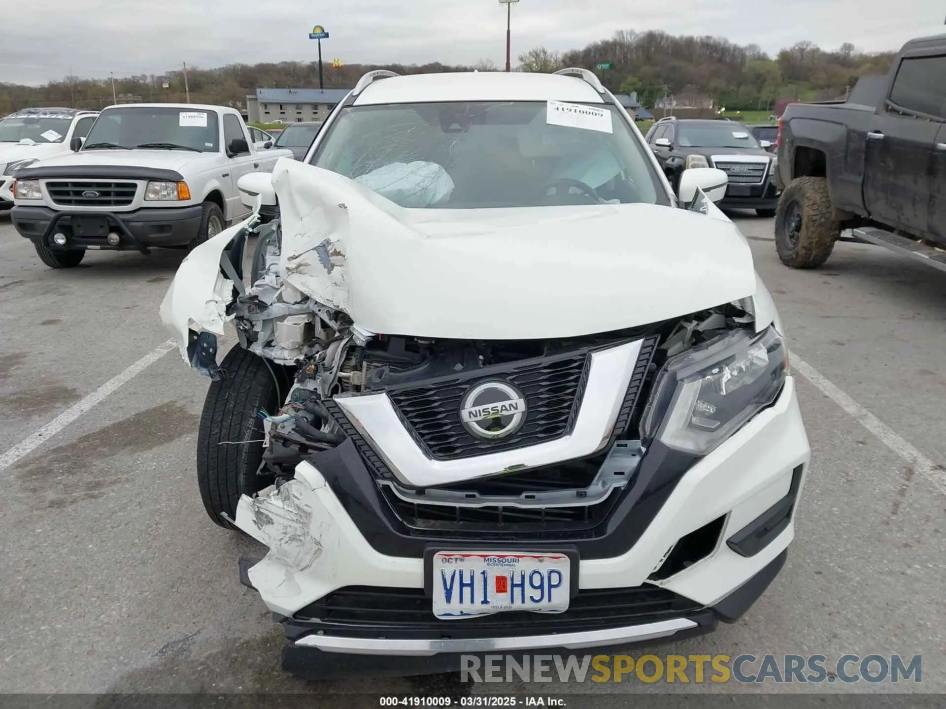 12 fotografías del automóvil dañado KNMAT2MT4LP510147 NISSAN ROGUE 2020